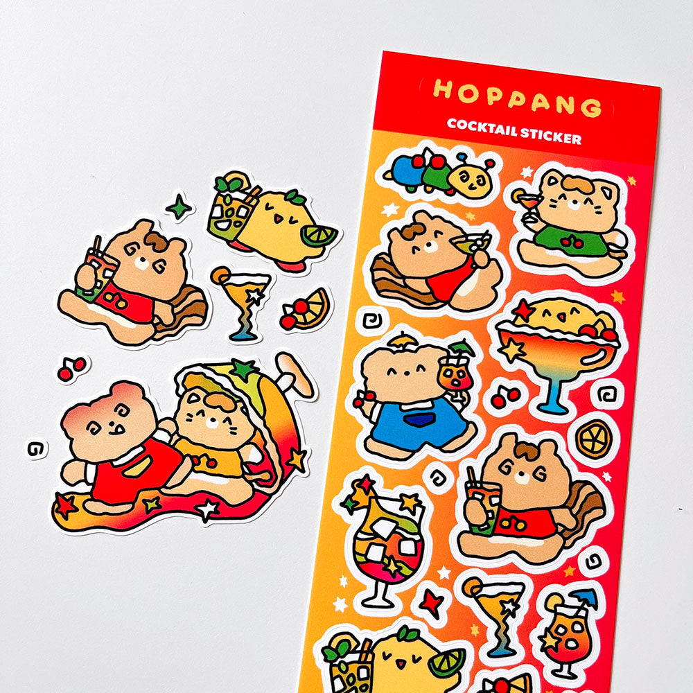 Cocktail Sticker Sheet