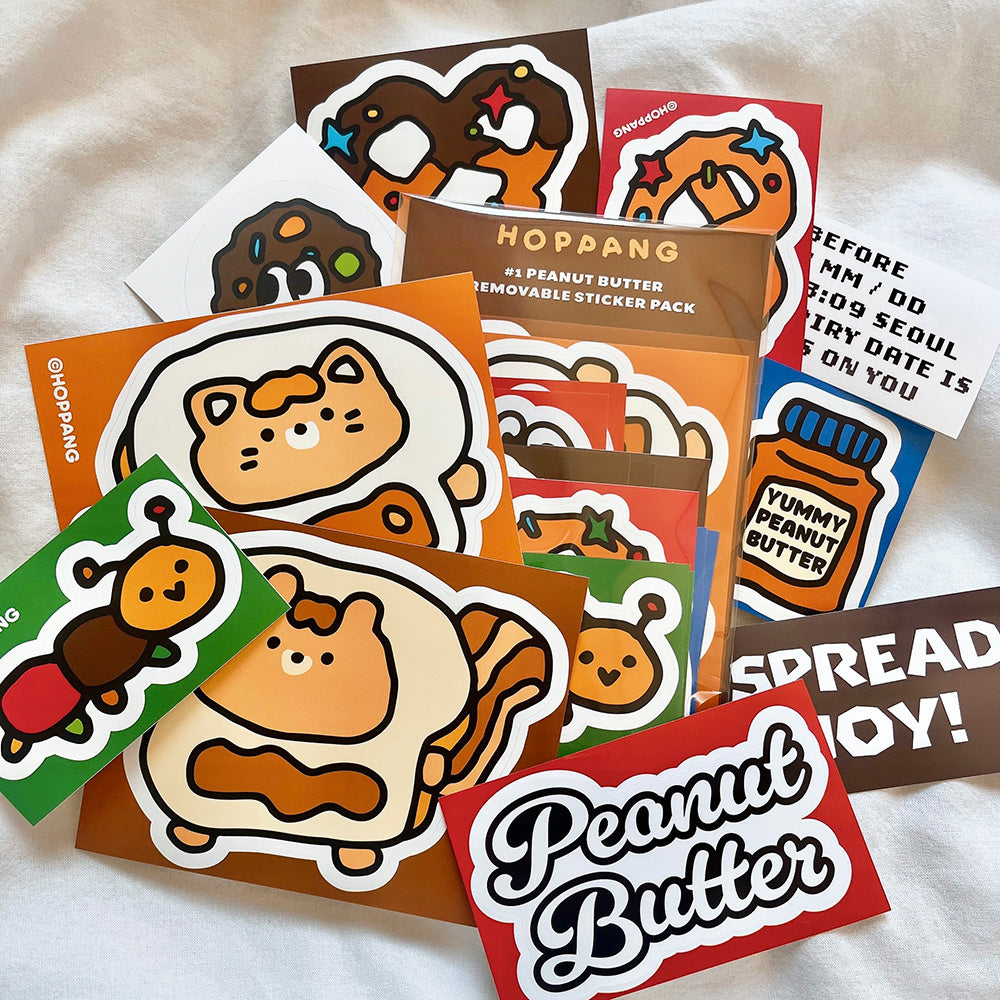 Peanut Butter Sticker Pack