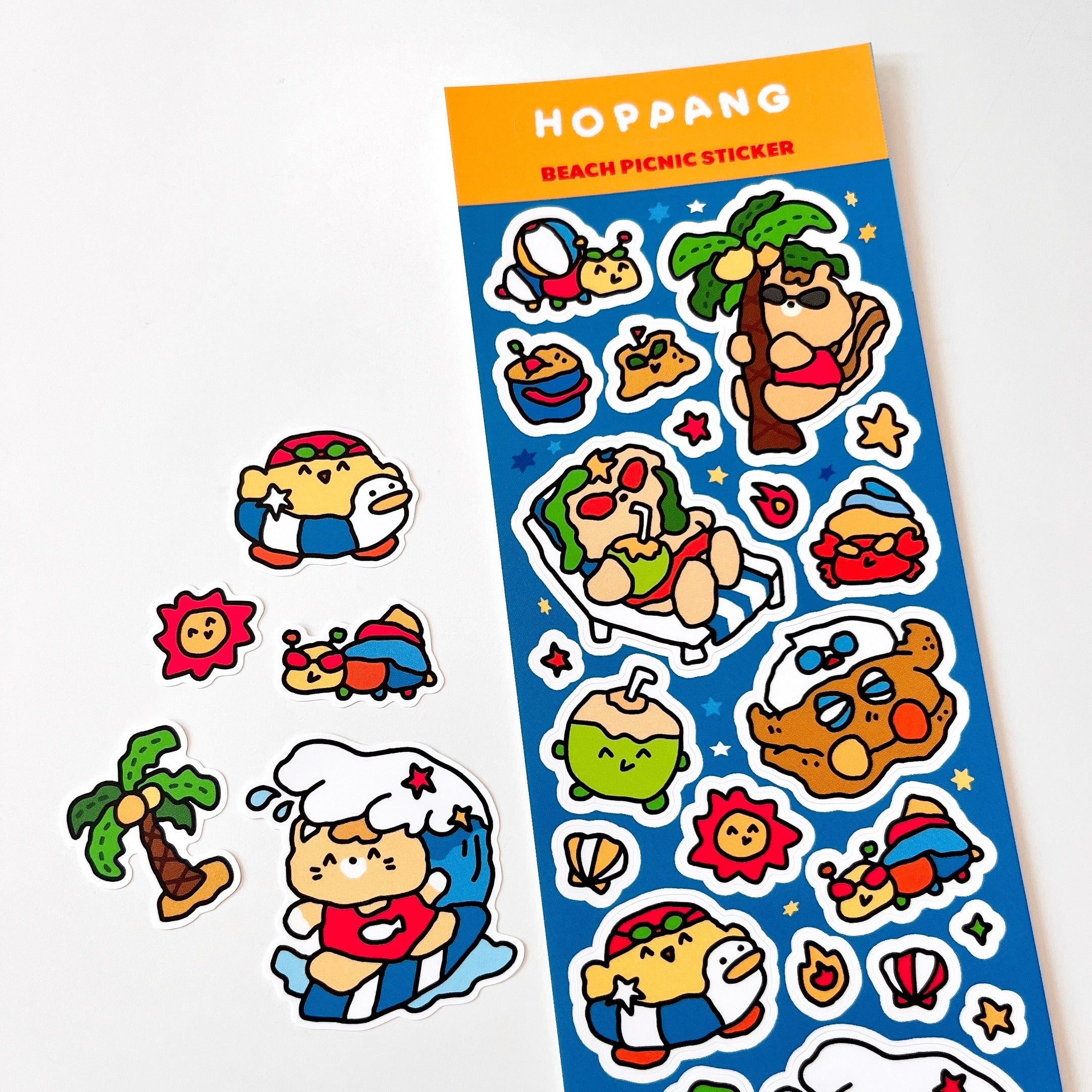 Beach Picnic Sticker Sheet