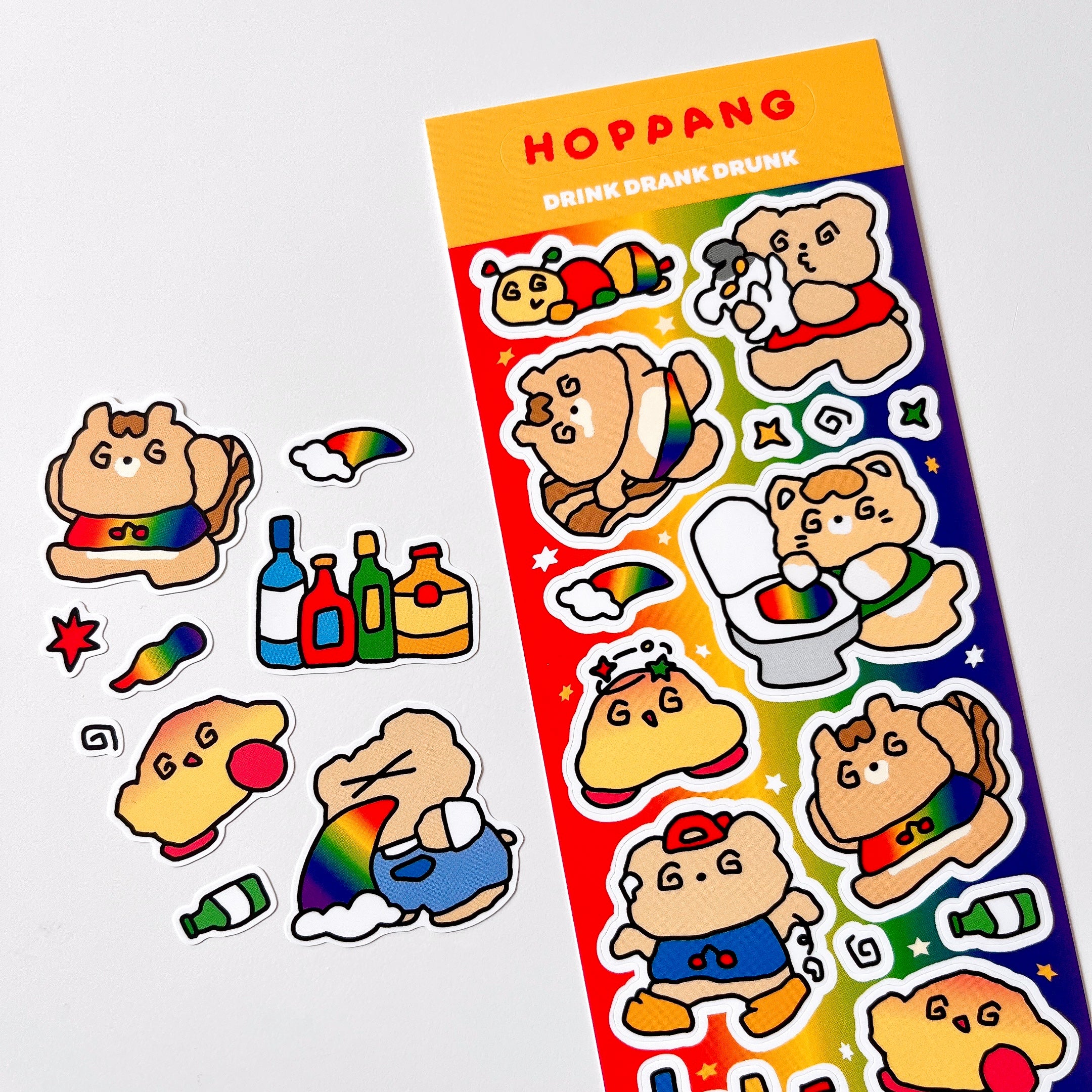 Drink Drank Drunk Sticker Sheet