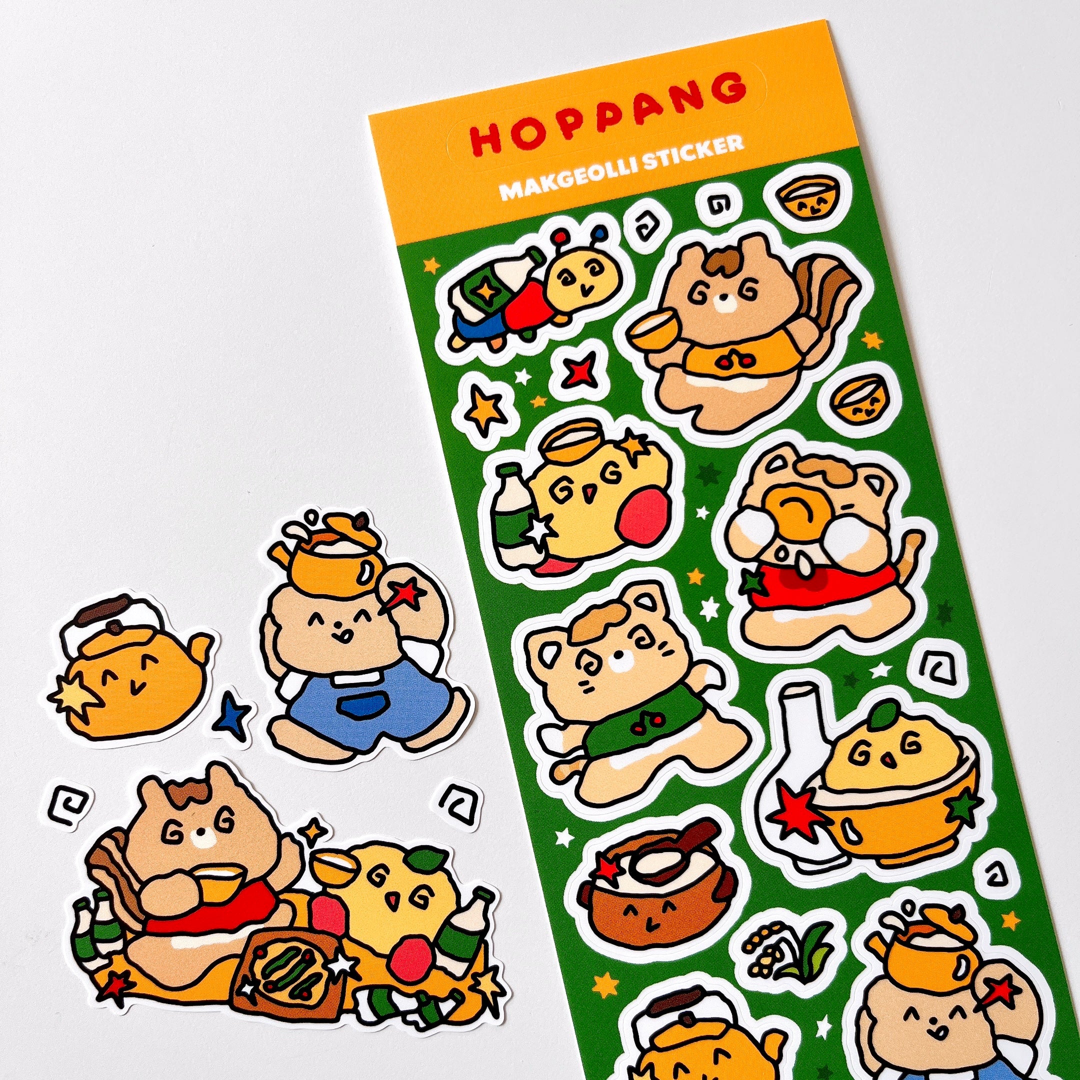 Makgeolli Sticker Sheet