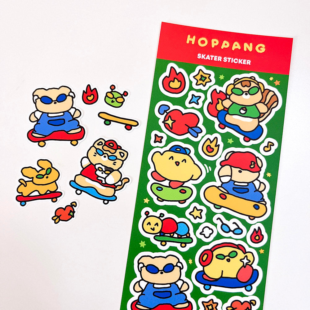 Skater Sticker Sheet