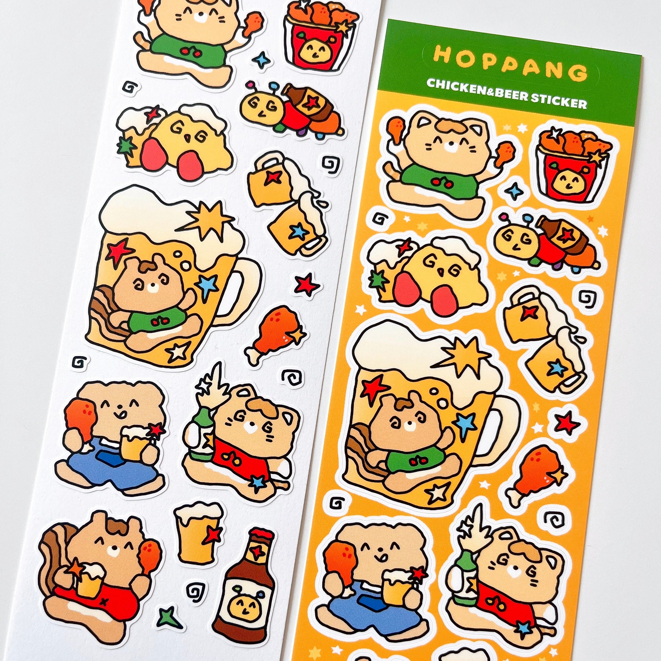 Chicken & Beer Sticker Sheet