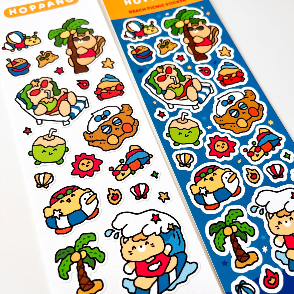 Beach Picnic Sticker Sheet