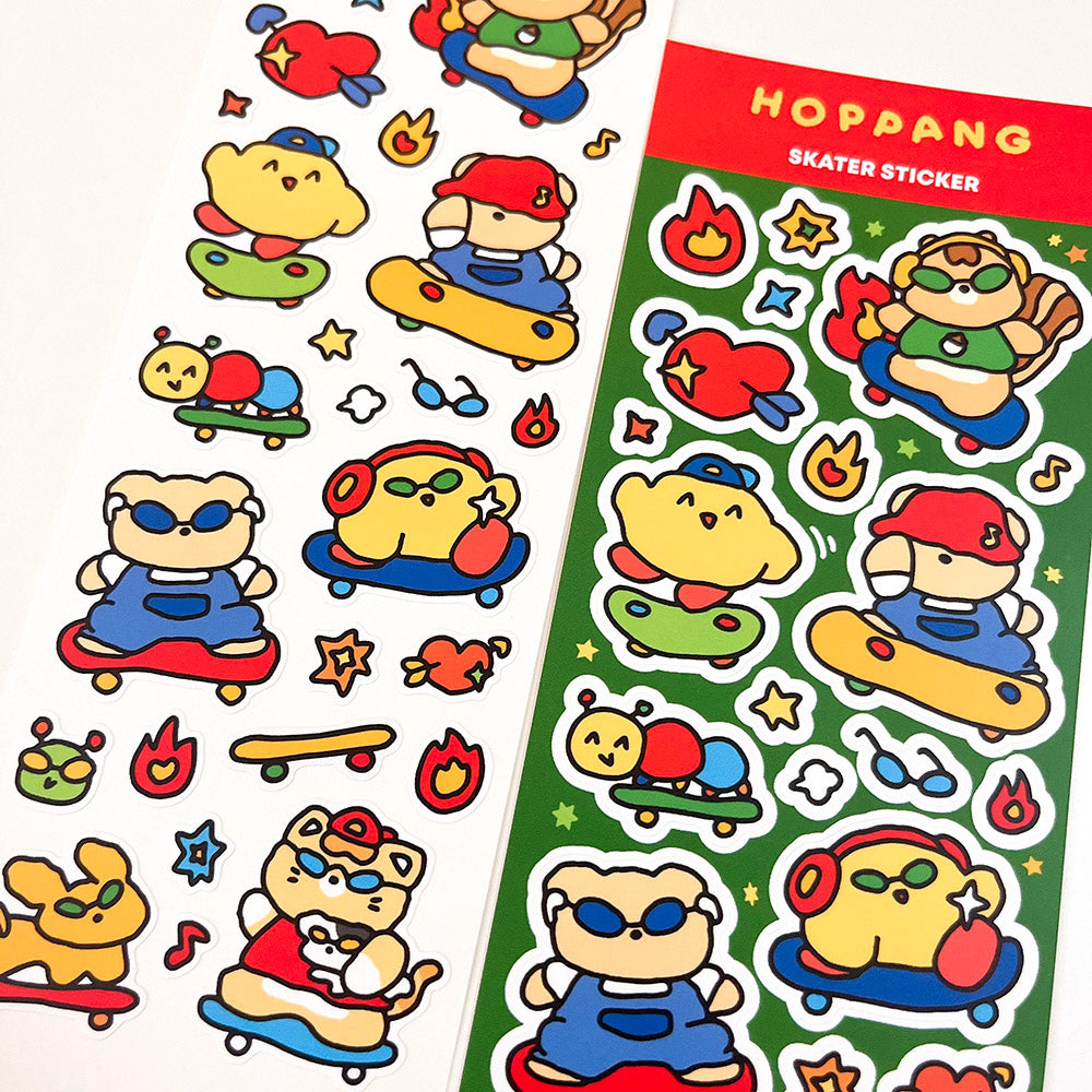 Skater Sticker Sheet