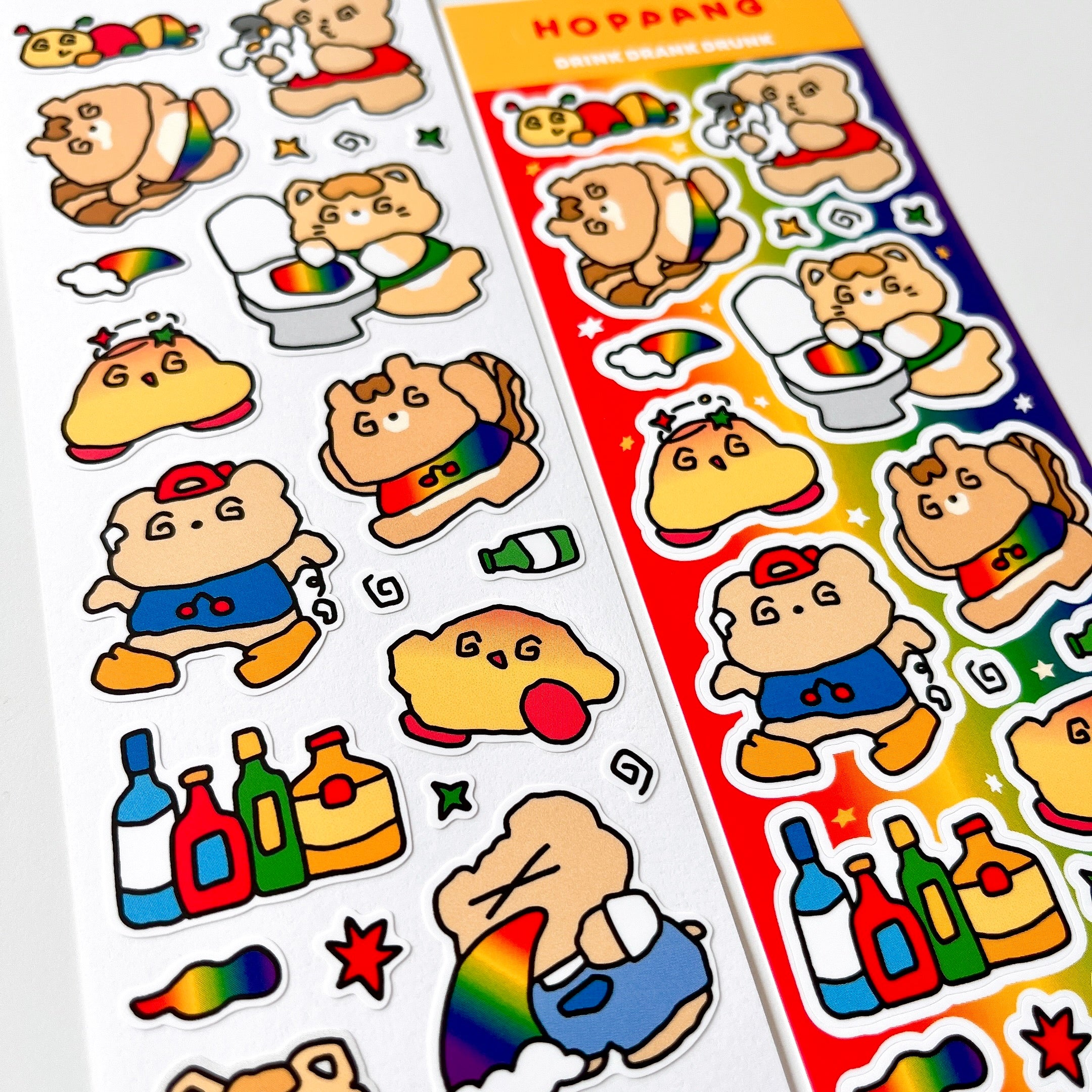 Drink Drank Drunk Sticker Sheet