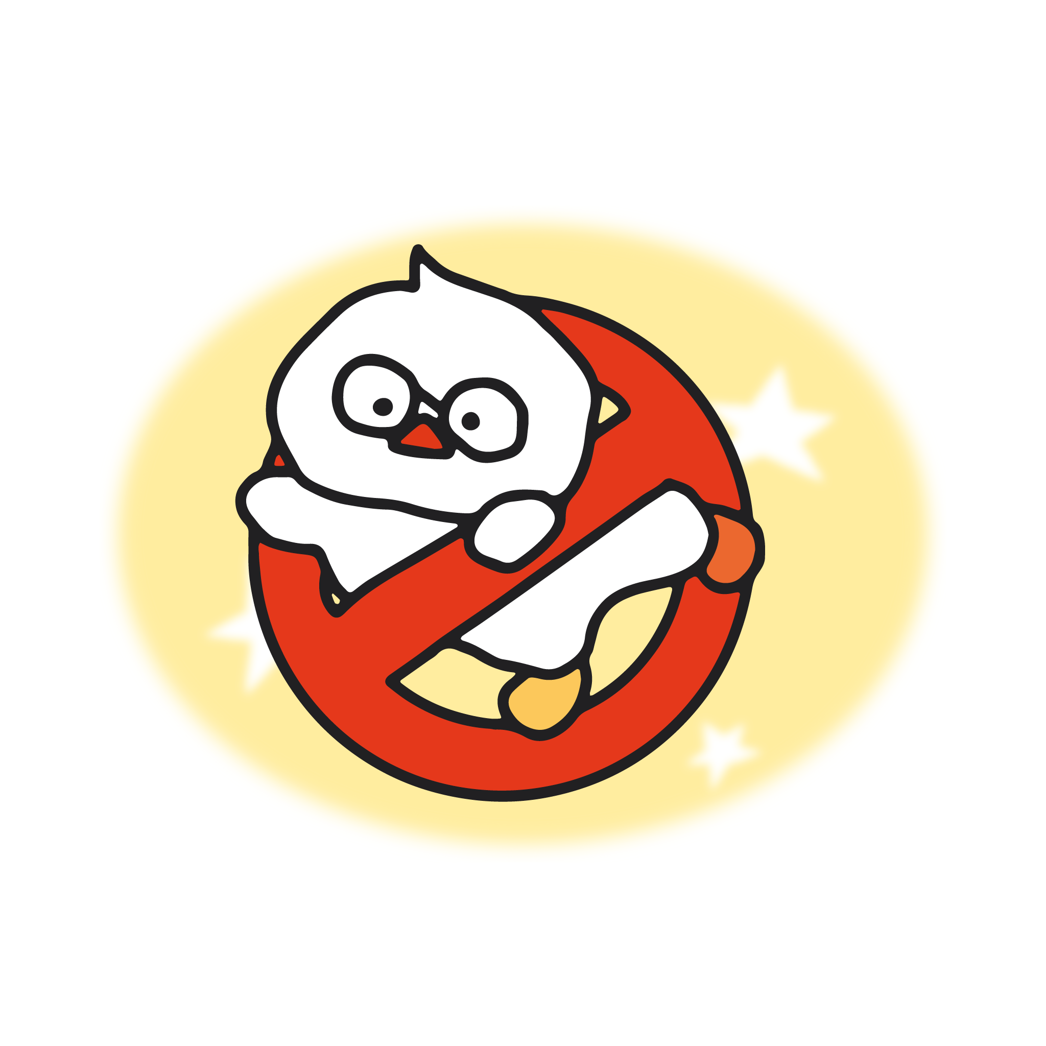 Block Vinyl Sticker