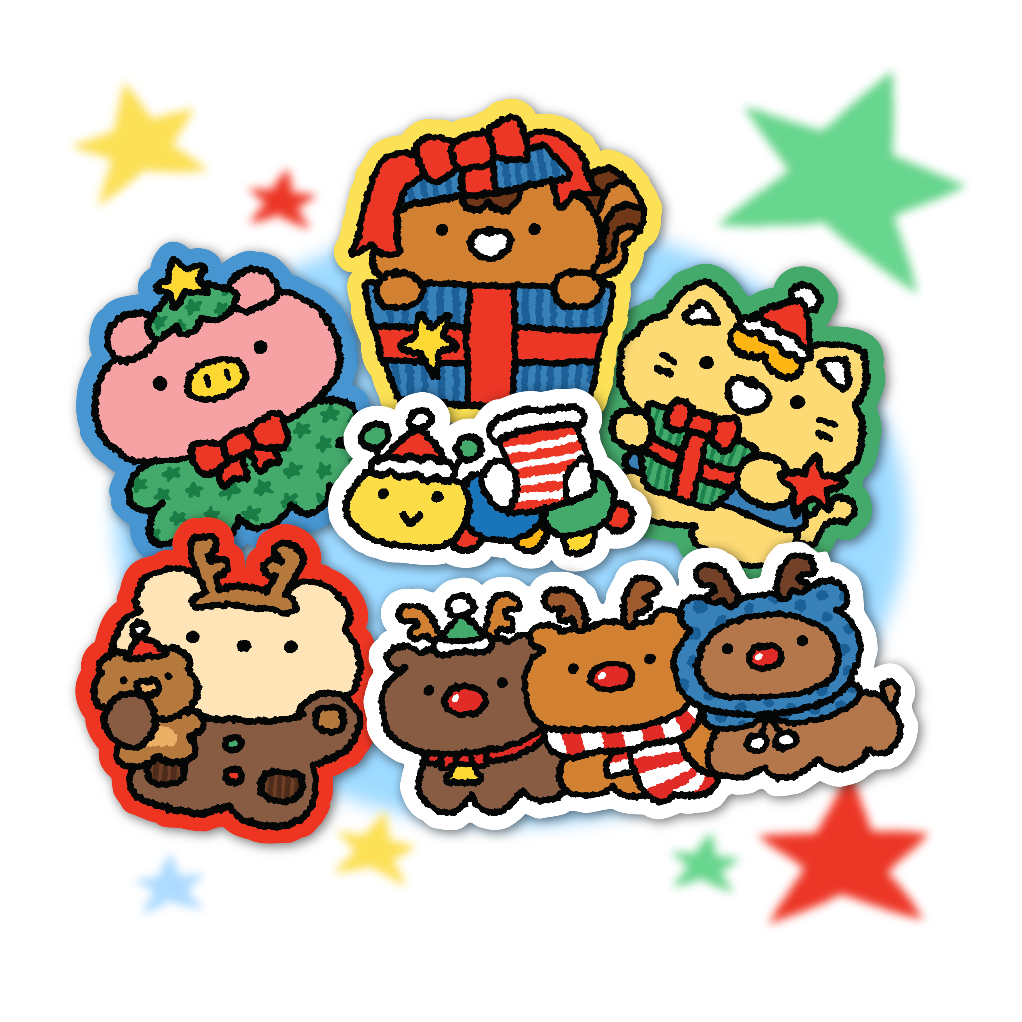 Christmas Vinyl Stickers