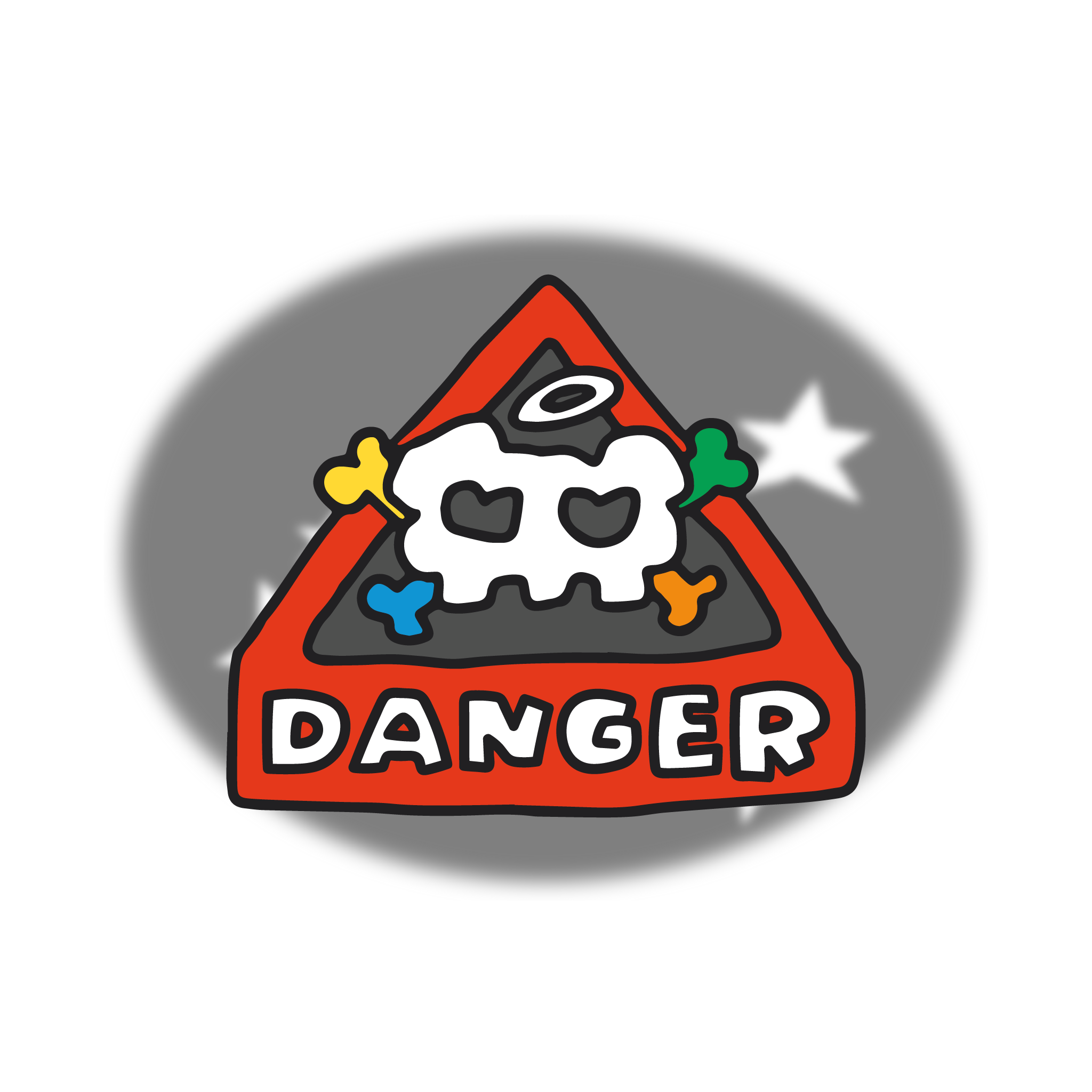 Danger Vinyl Sicker