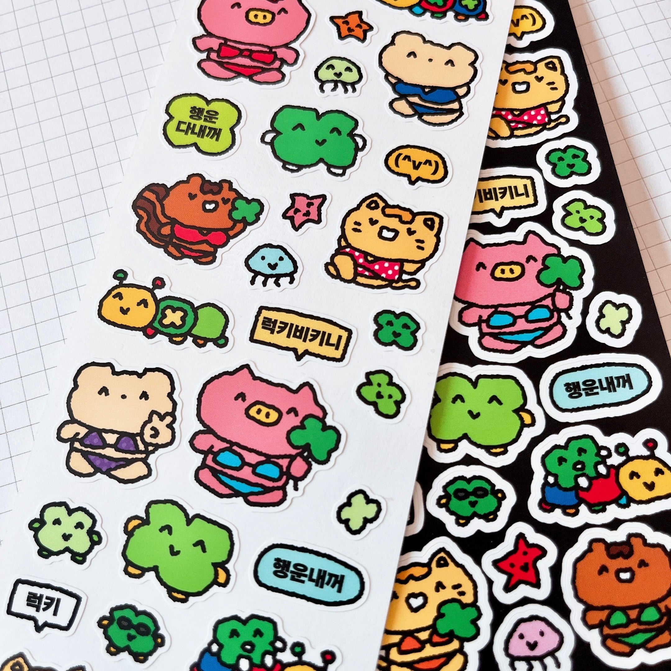 Lucky Bikini Sticker Sheet