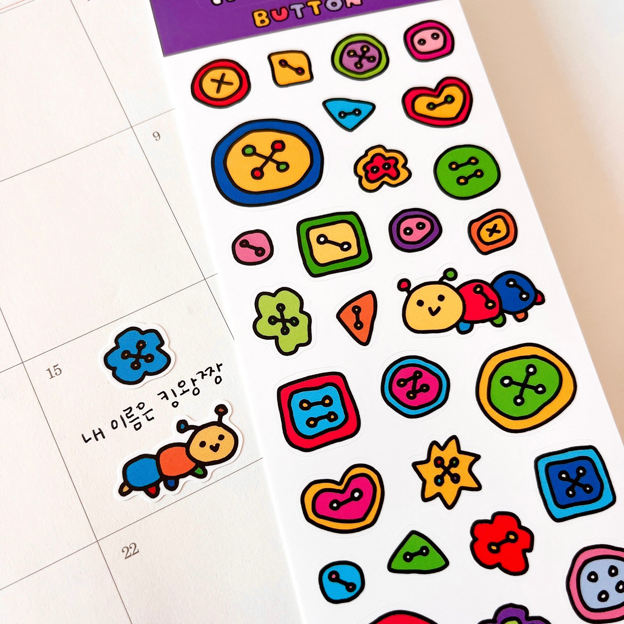 Button Sticker Sheet
