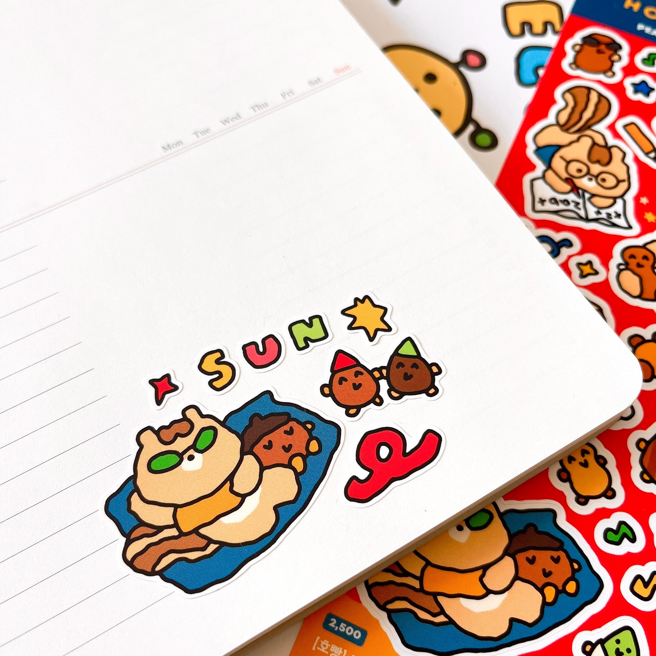 Chipmunk Peanut Sticker Sheet