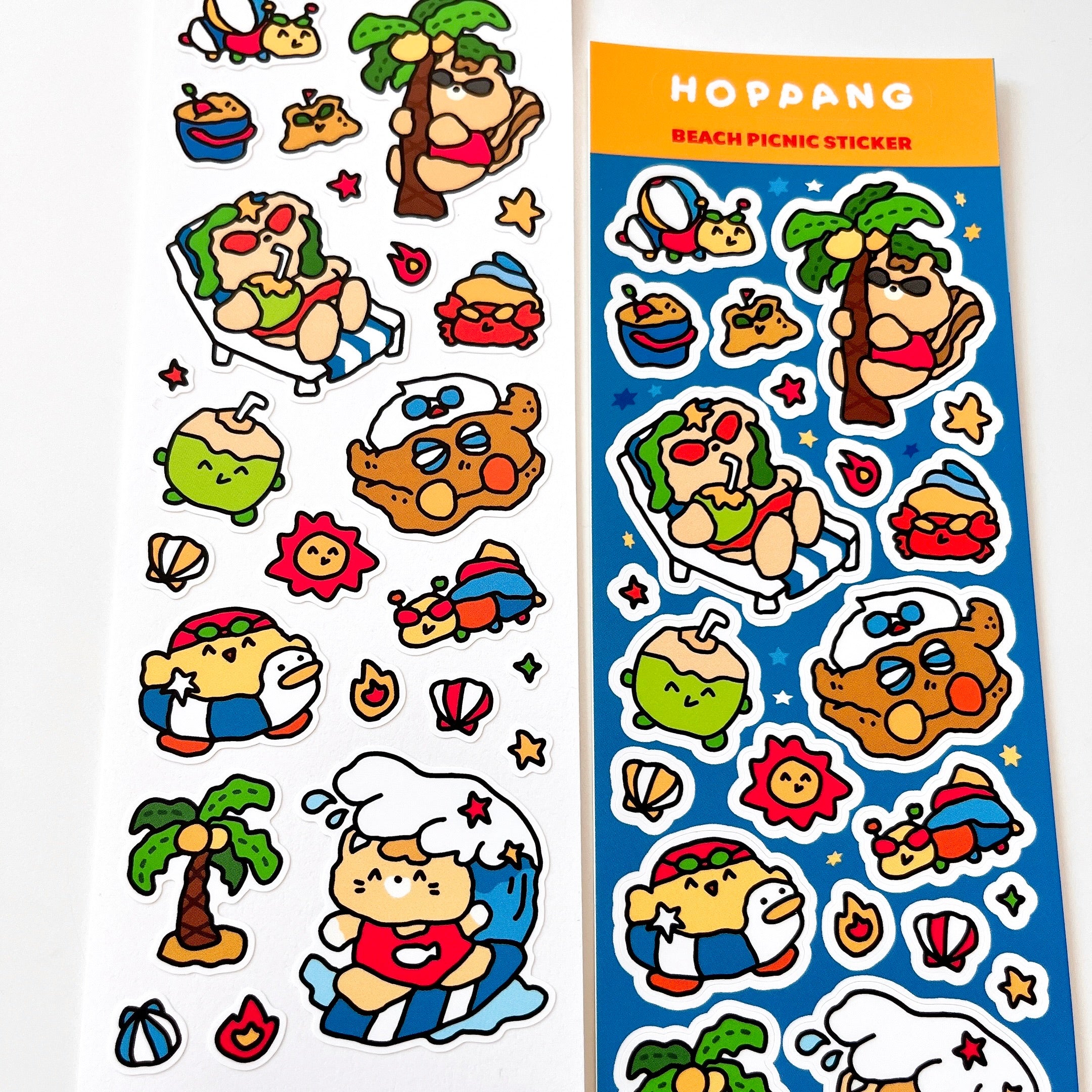 Beach Picnic Sticker Sheet