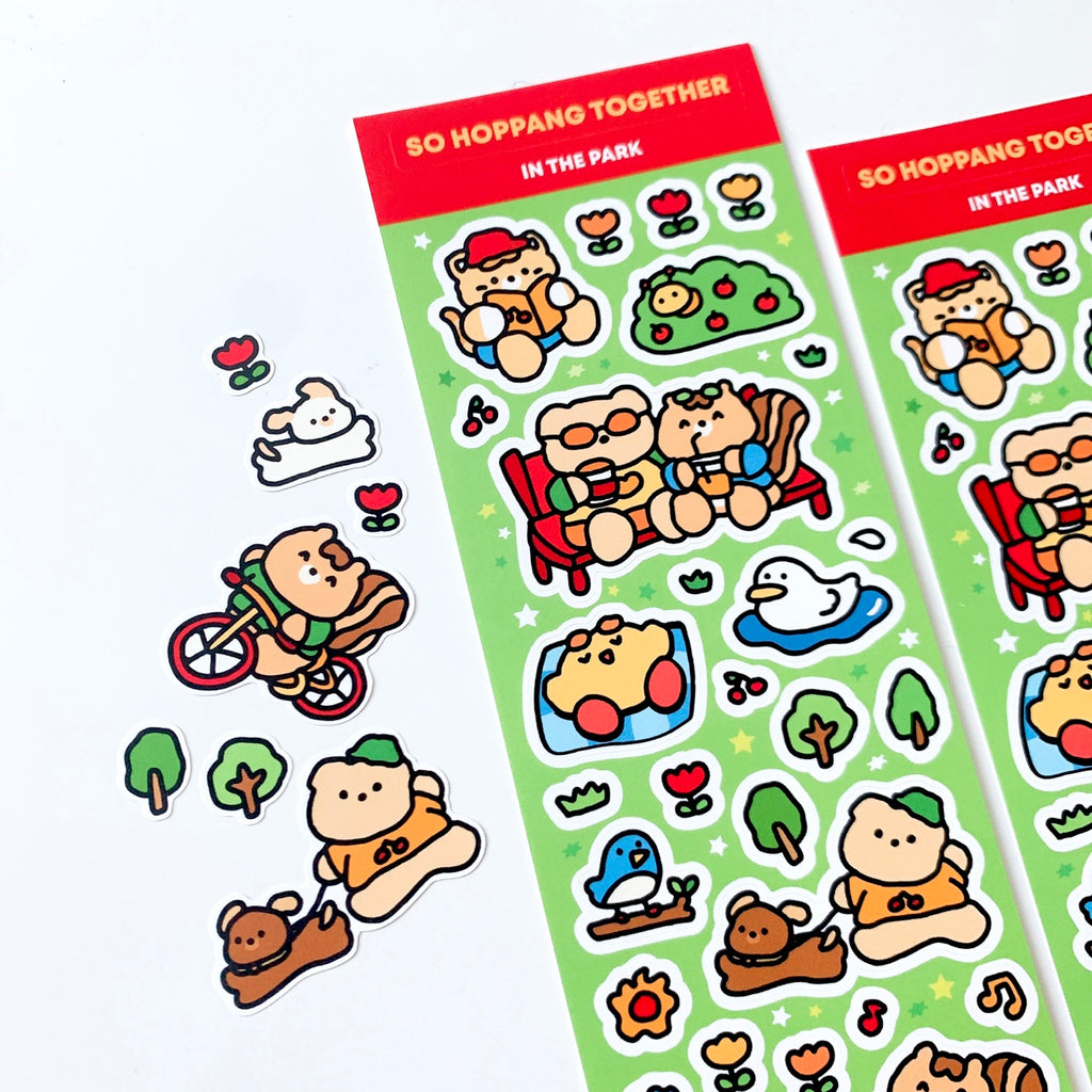 In the Park Sticker Sheet
