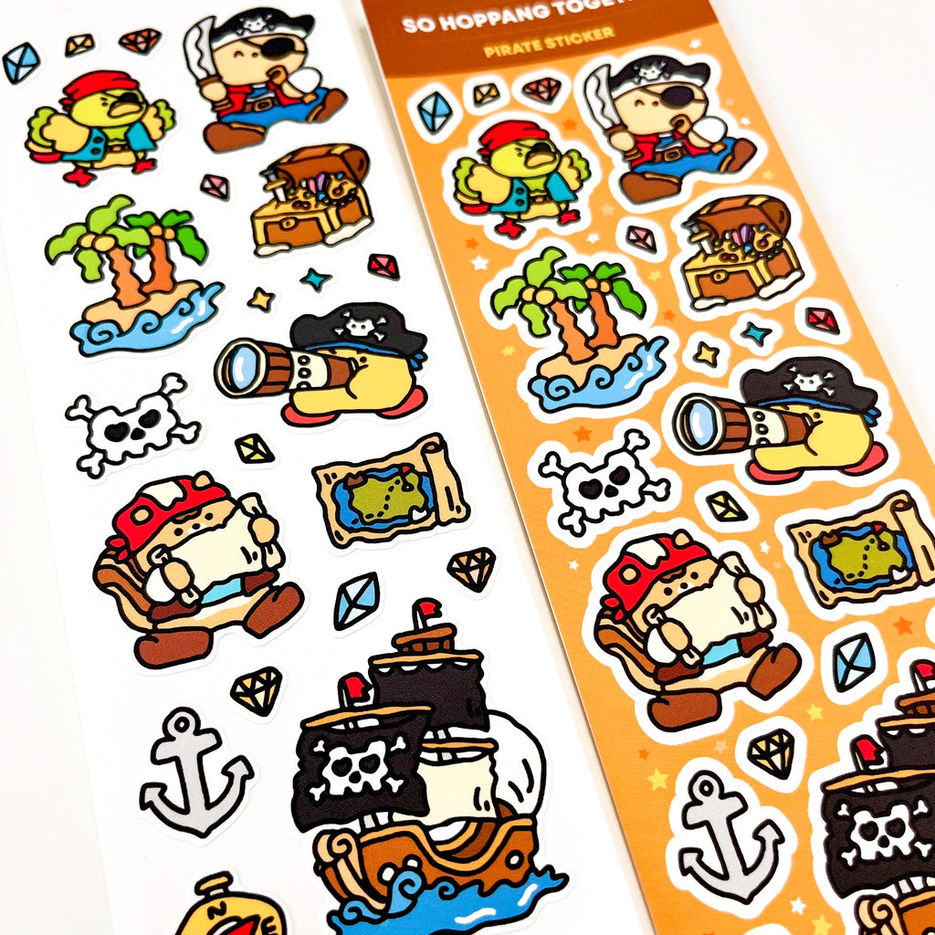 Pirate Sticker Sheet
