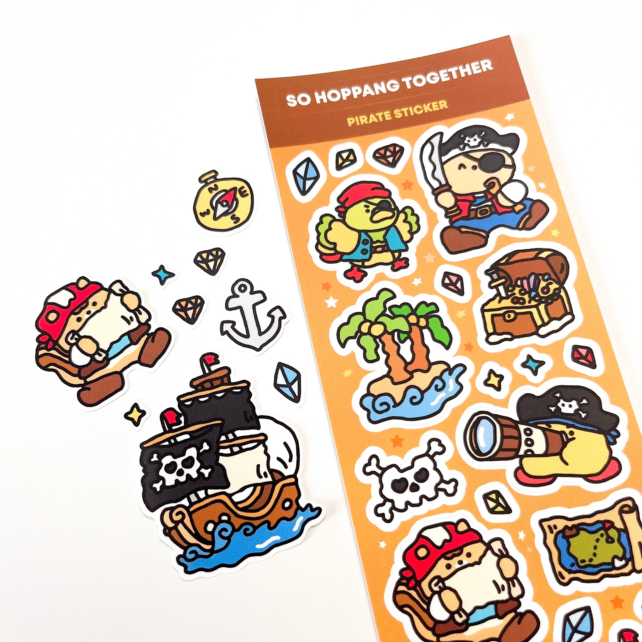 Pirate Sticker Sheet