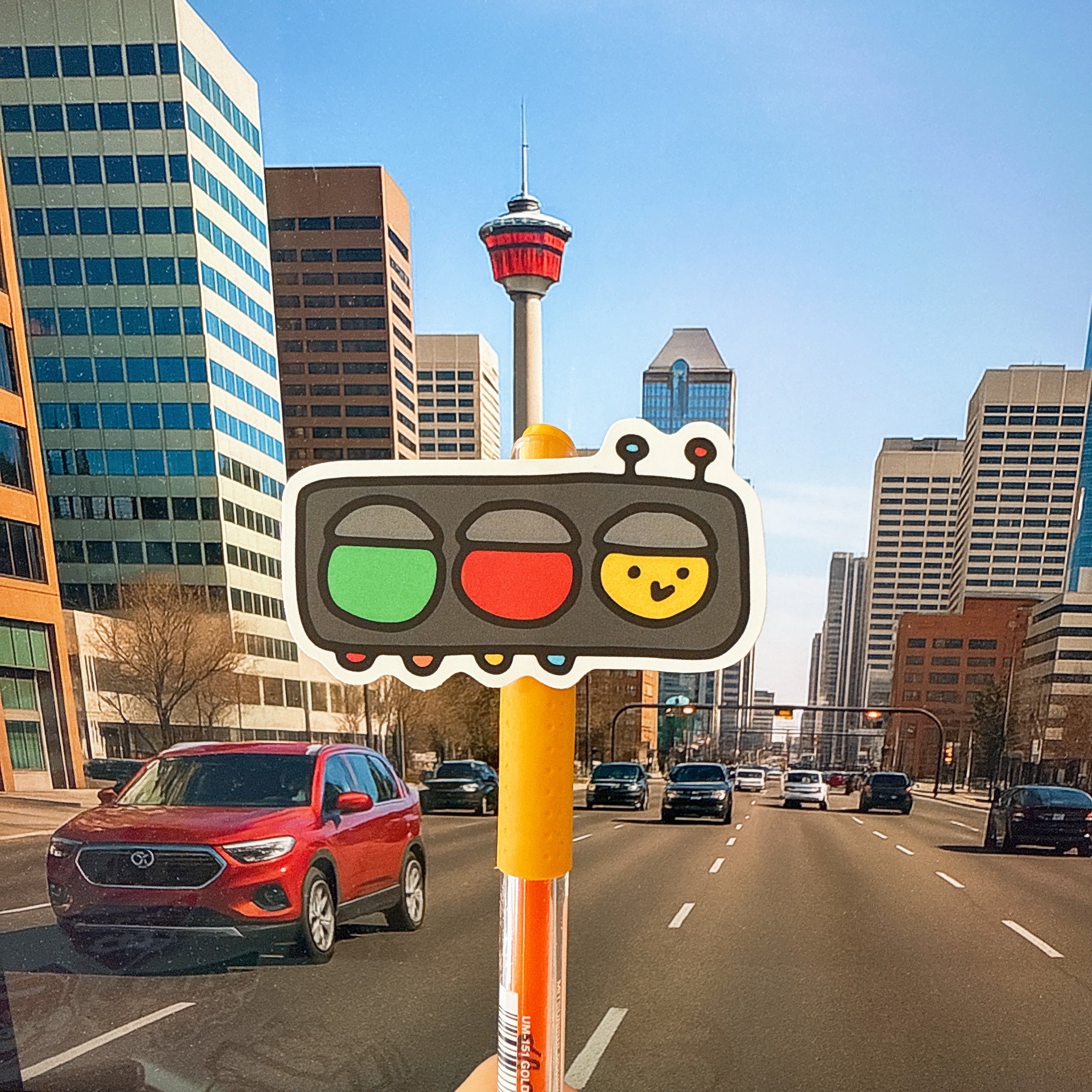 Traffic Light_ver.1 Vinyl Sticker