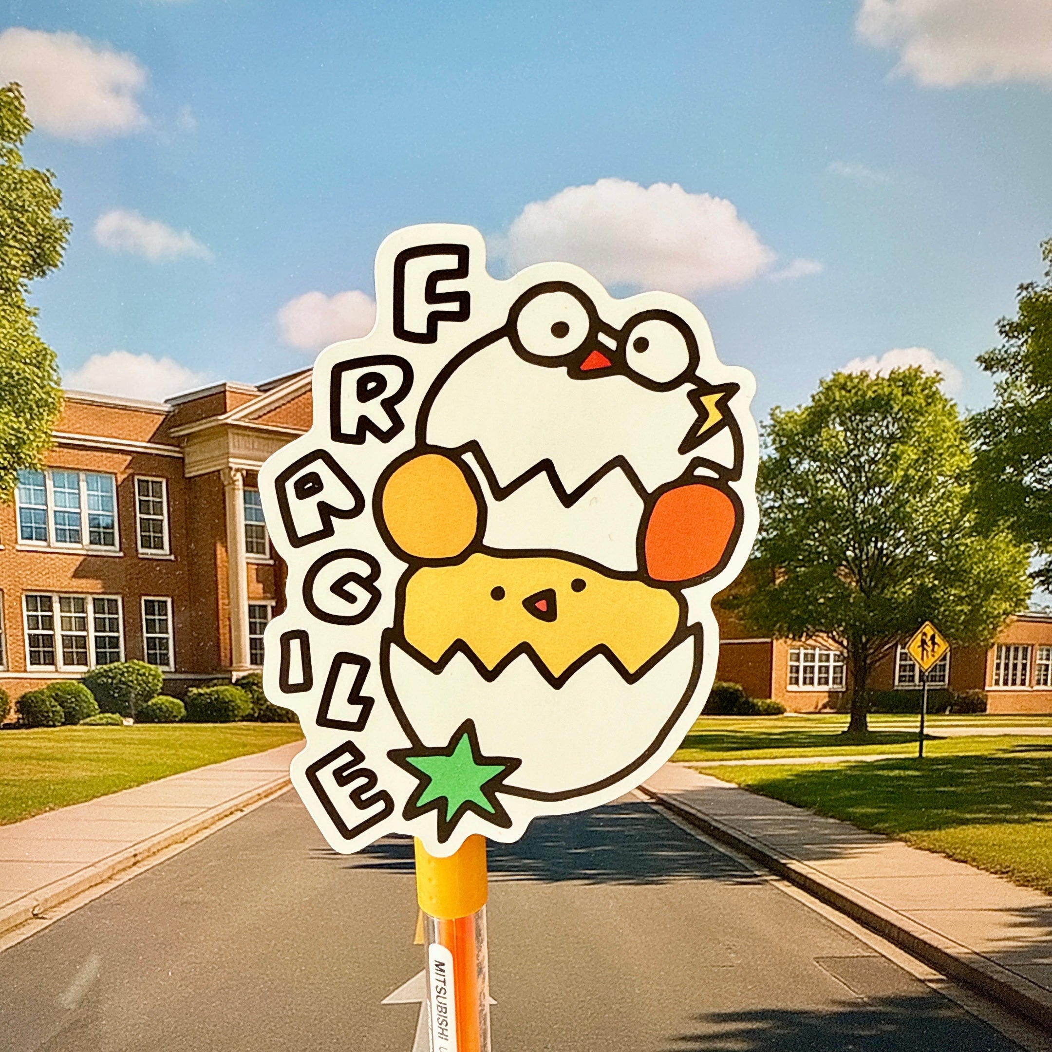 Fragile Vinyl Sticker