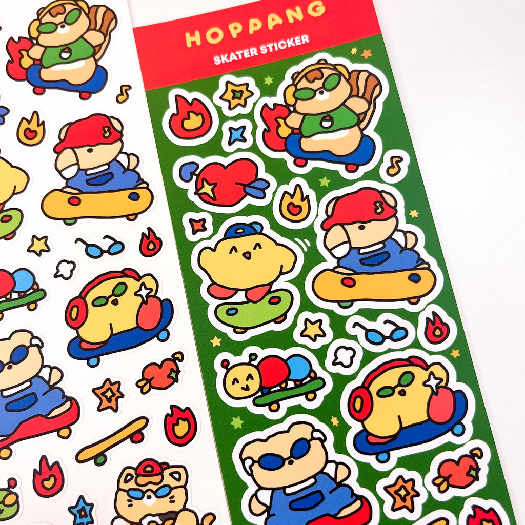 Skater Sticker Sheet