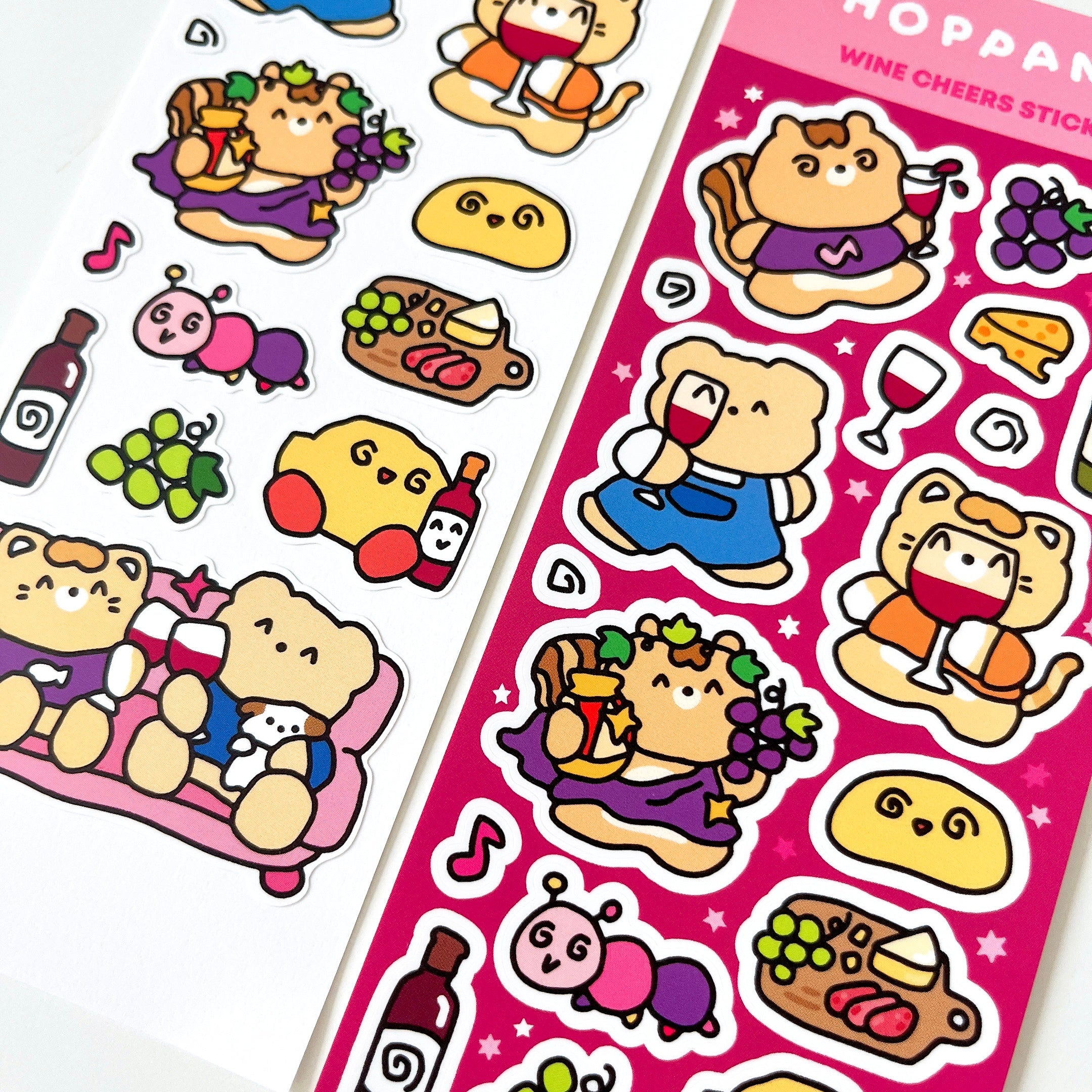 Wine Cheers Sticker Sheet