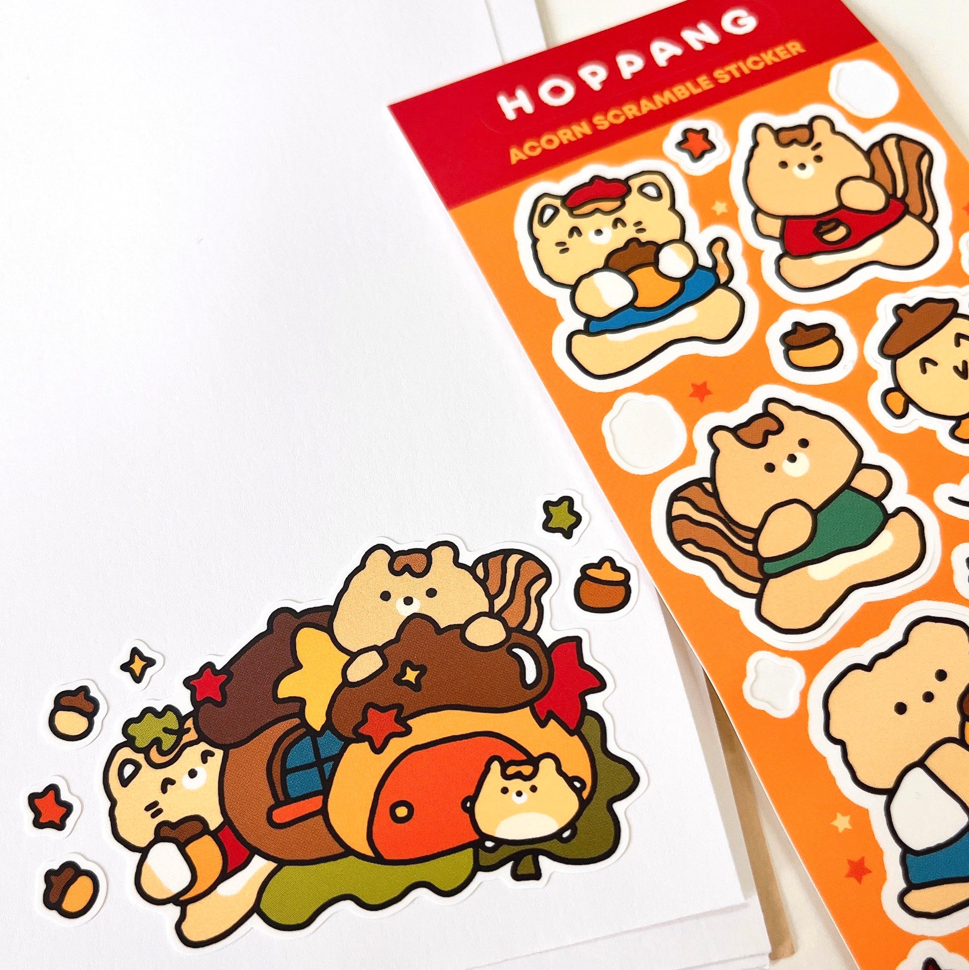 Acorn Scramble Sticker Sheet