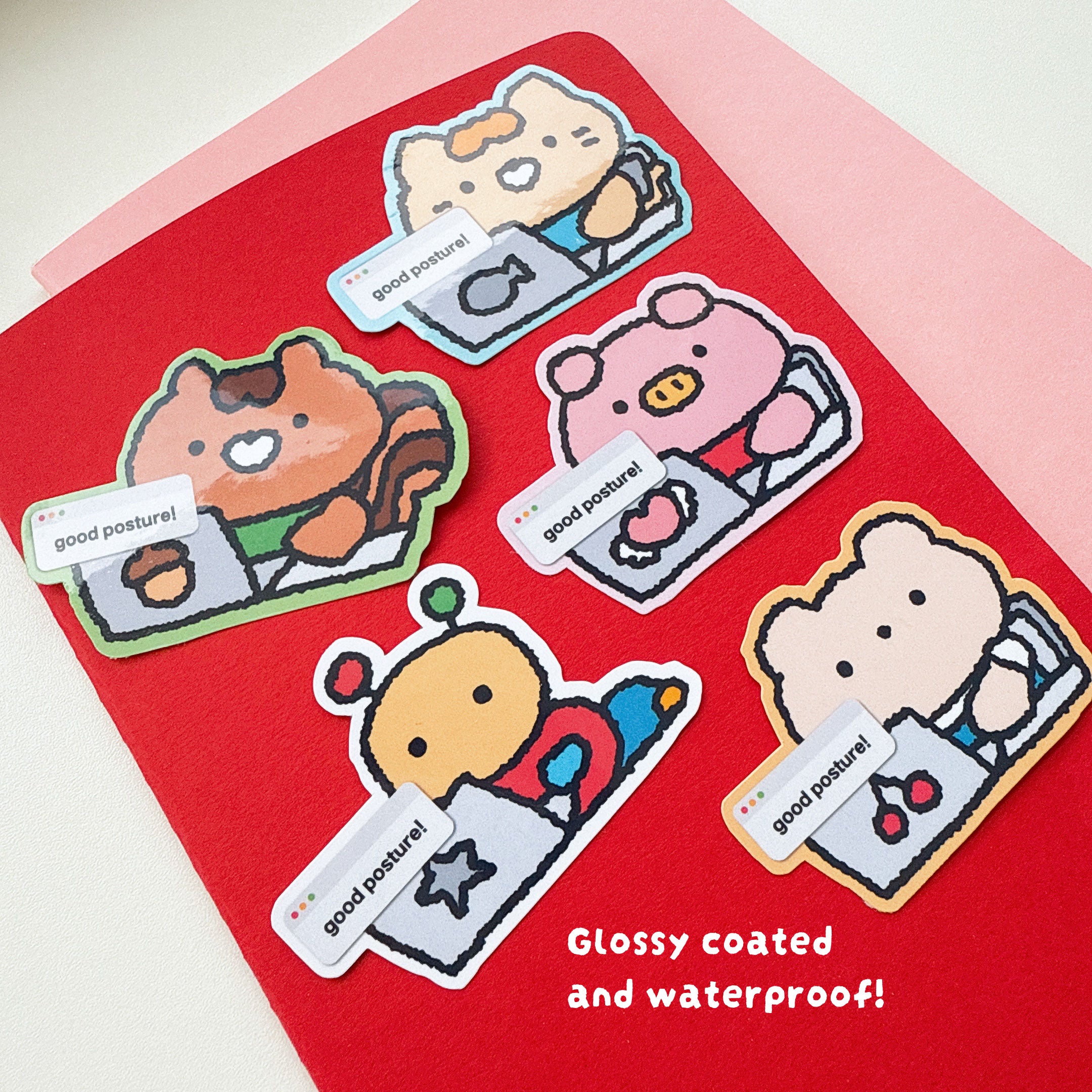 Good Posture Vinyl Sticker