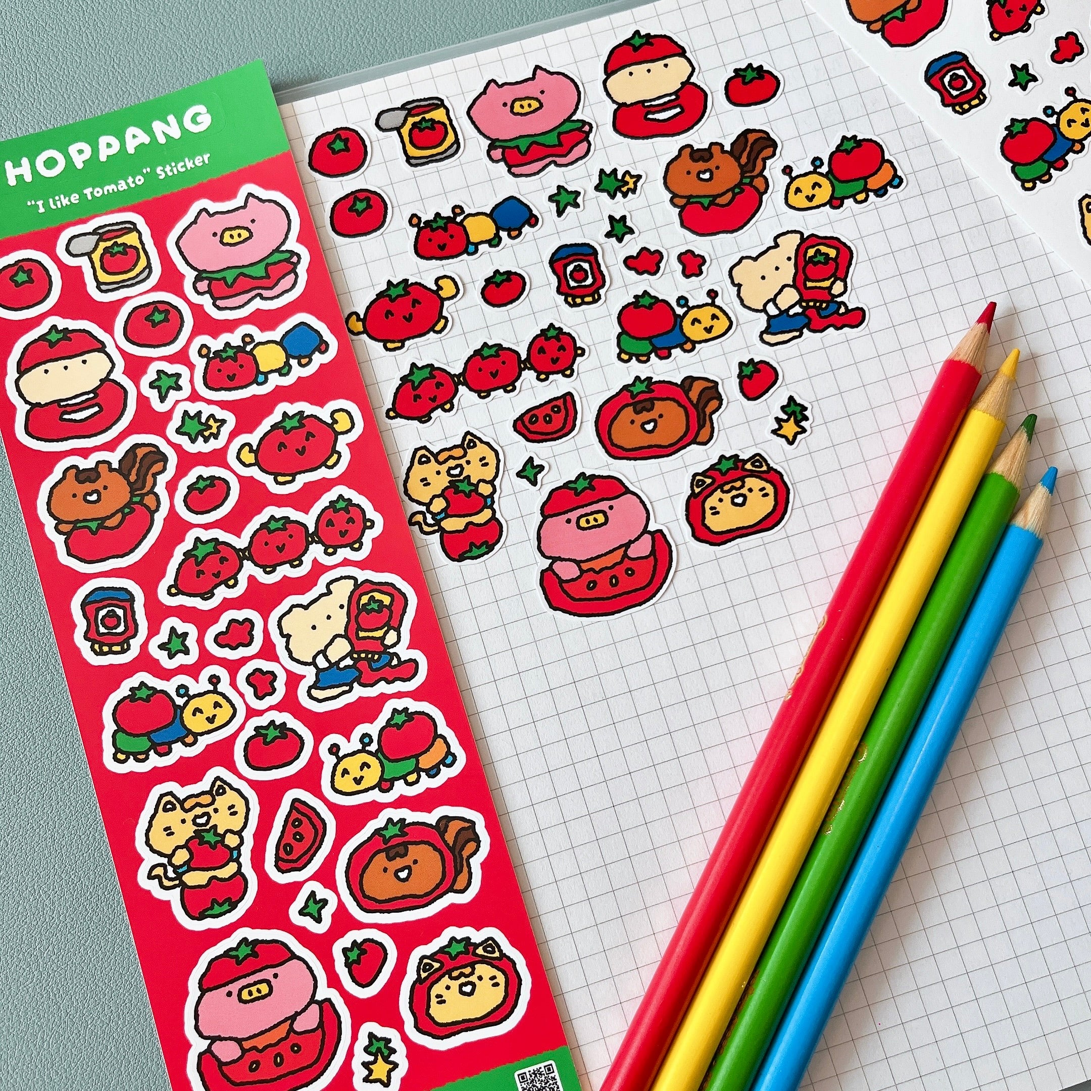 Tomato Sticker Sheet