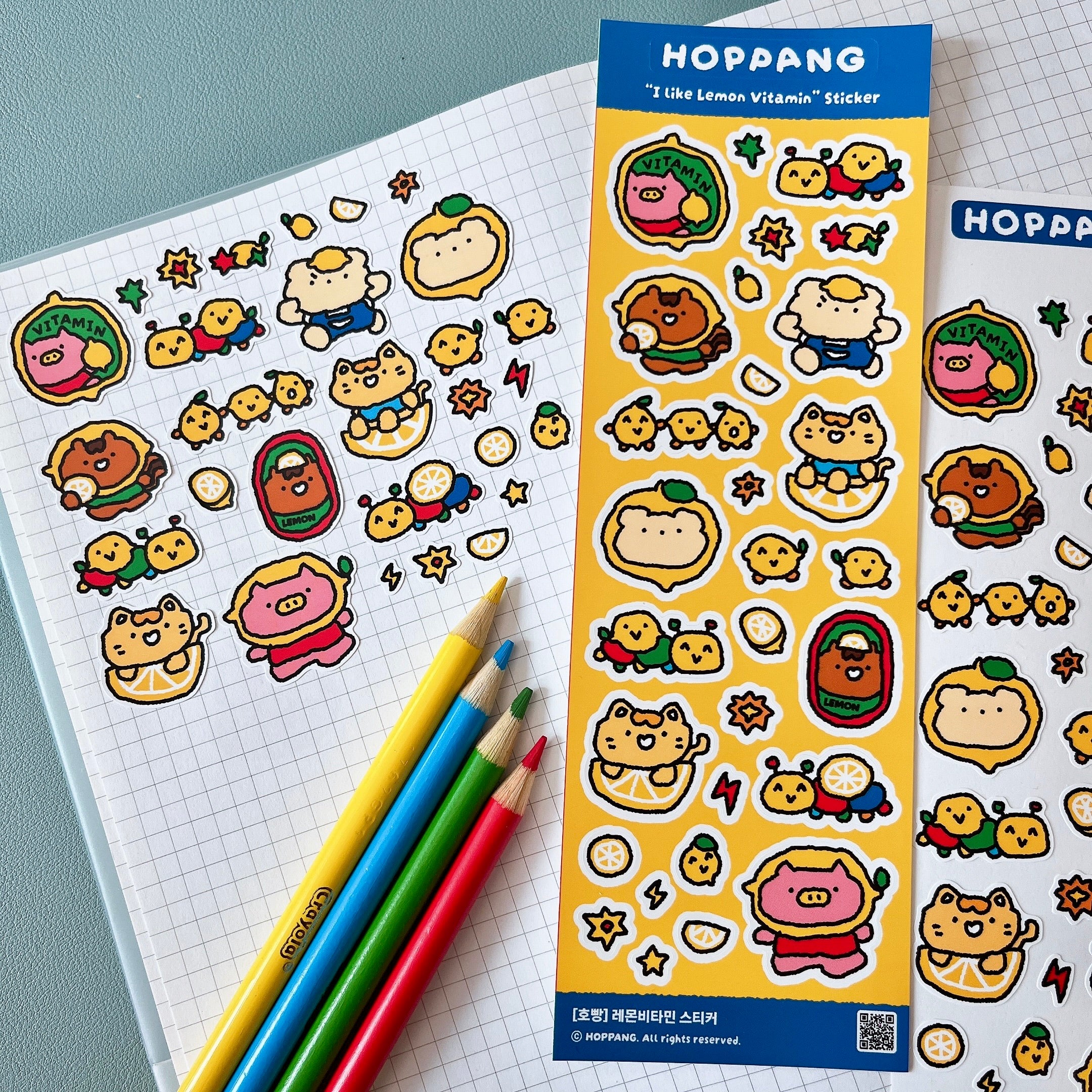 Lemon Sticker Sheet