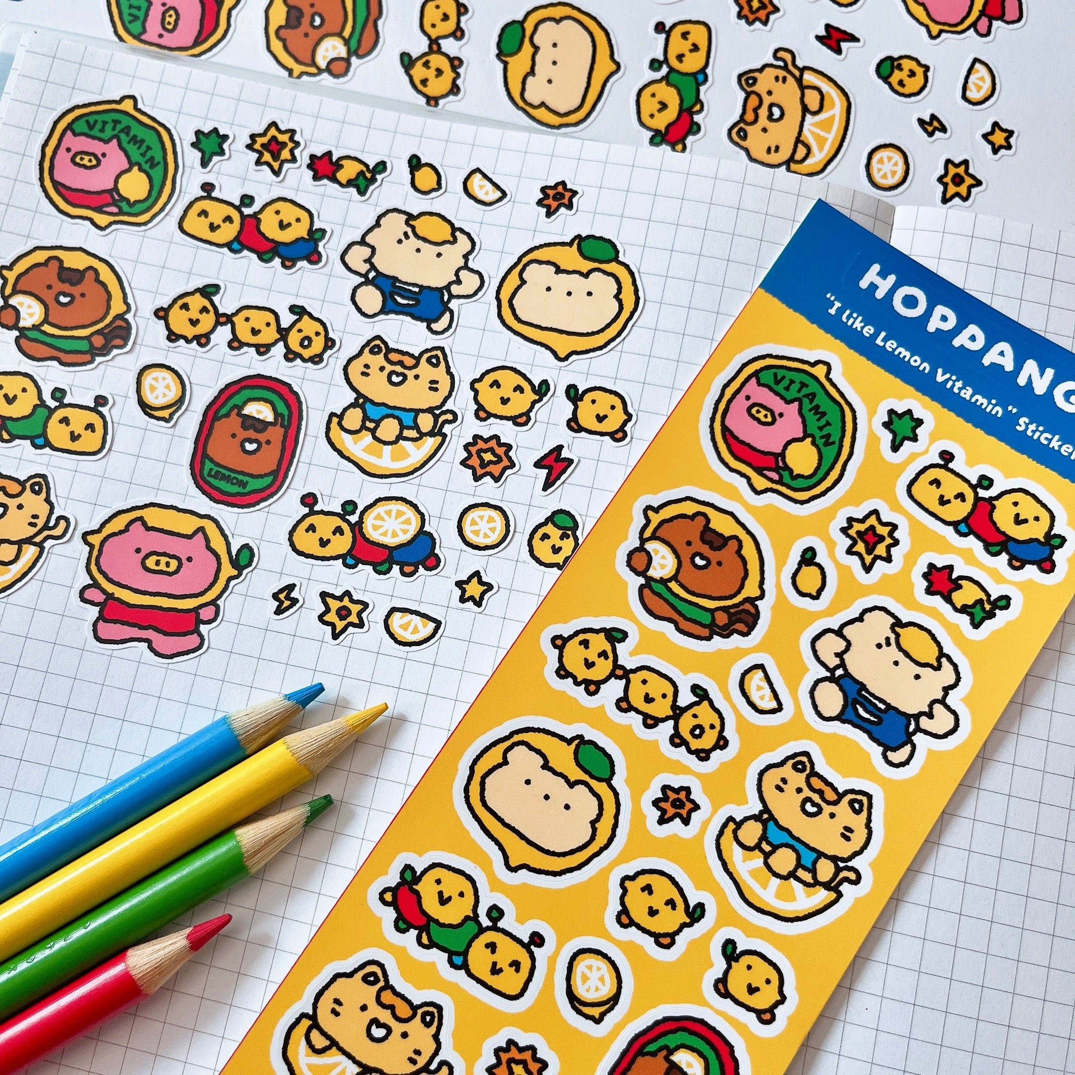 Lemon Sticker Sheet