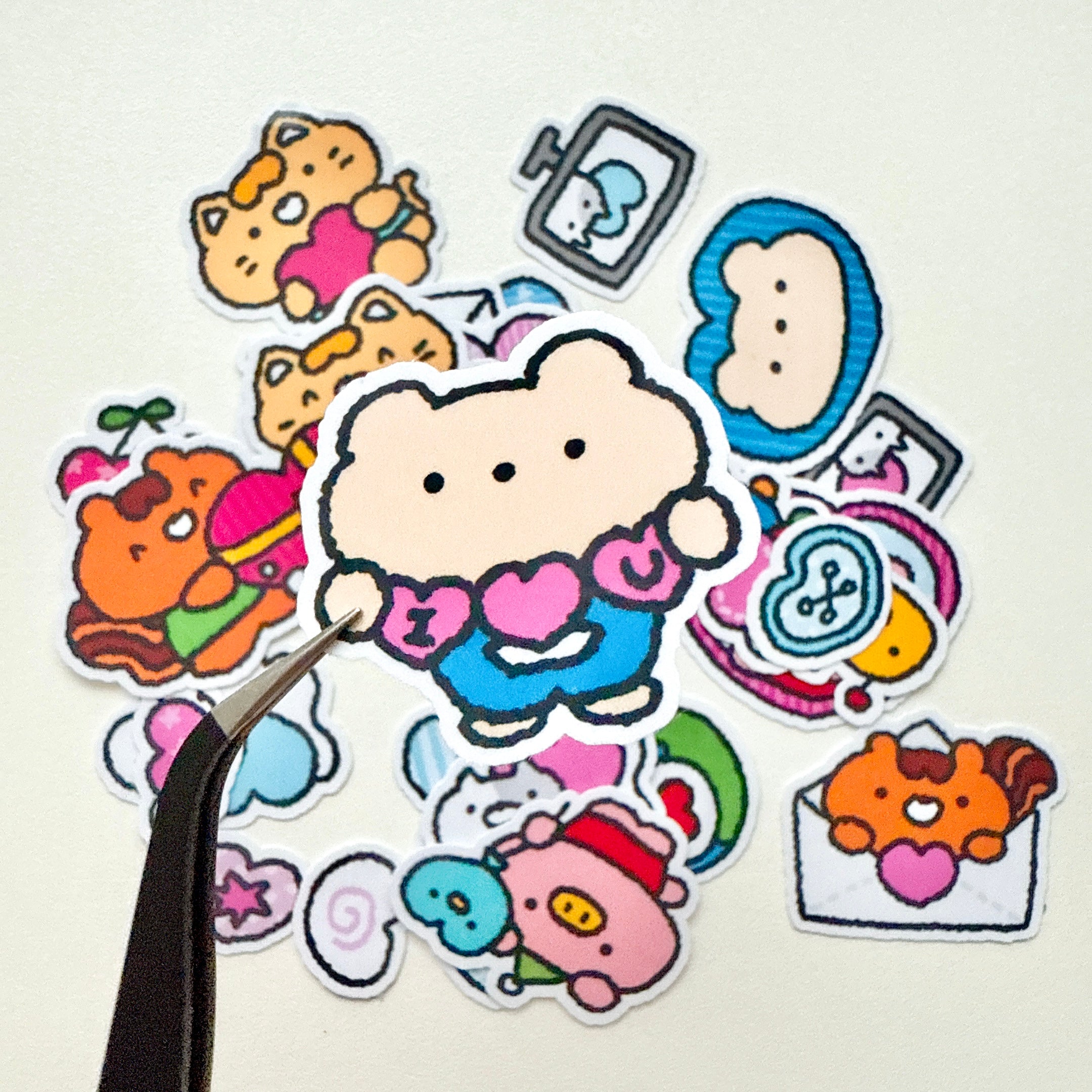 Heart Flake Vinyl Sticker Pack (25pcs)