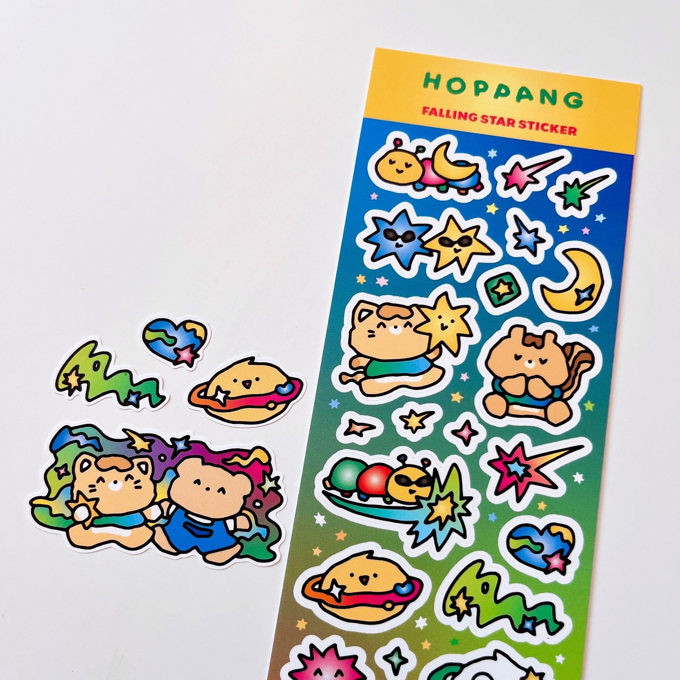 Falling Star Sticker Sheet
