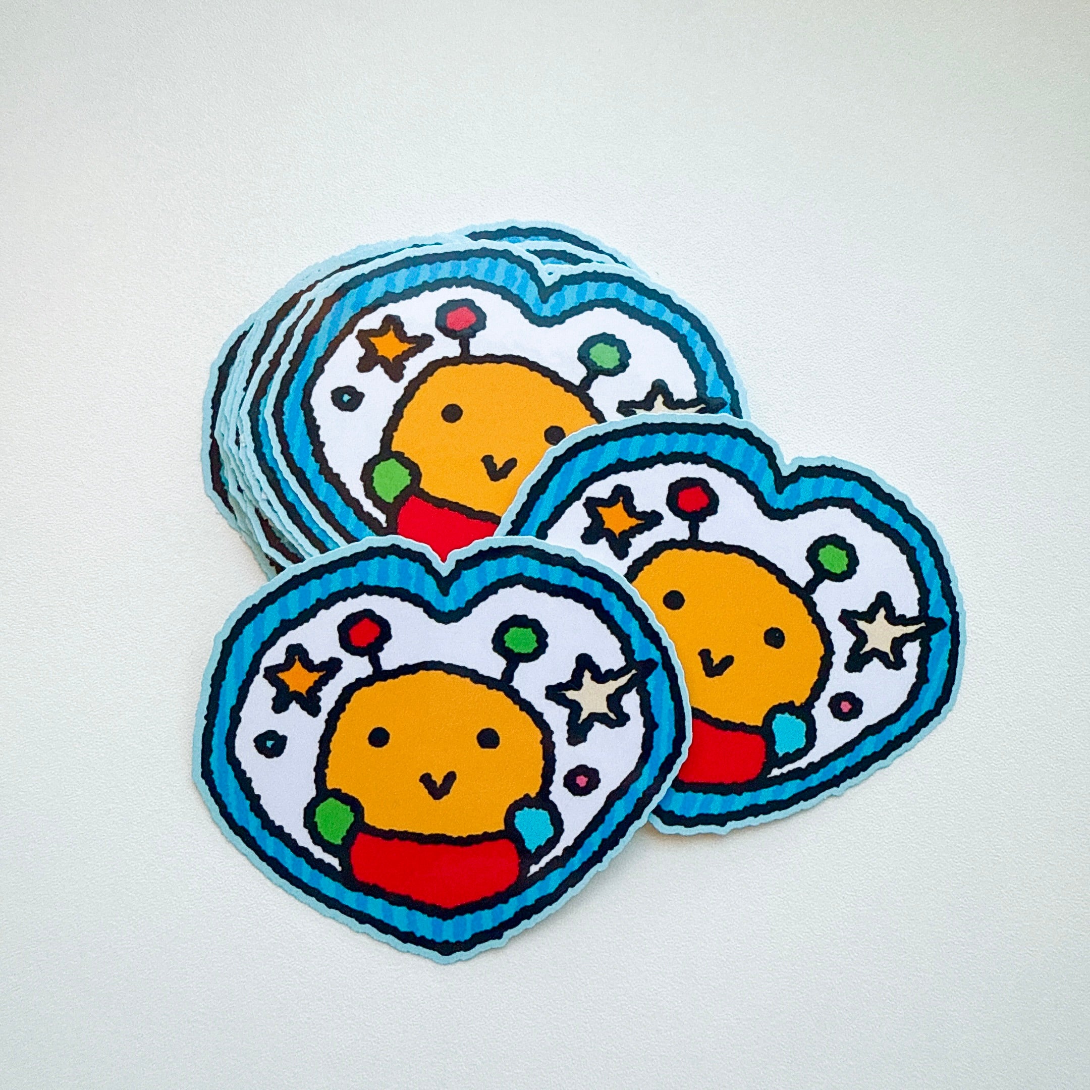 Heart Shape KWZ Vinyl Sticker