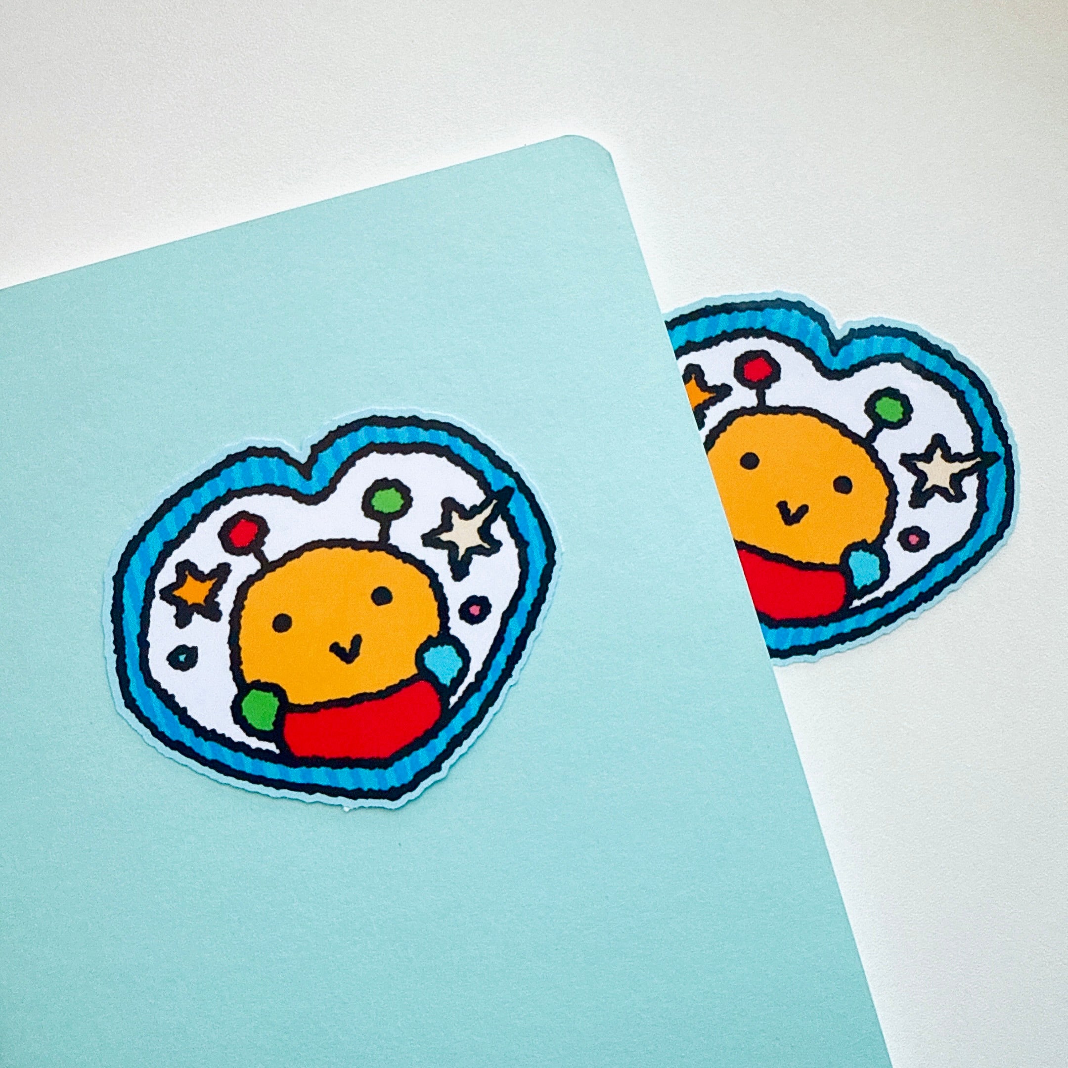 Heart Shape KWZ Vinyl Sticker