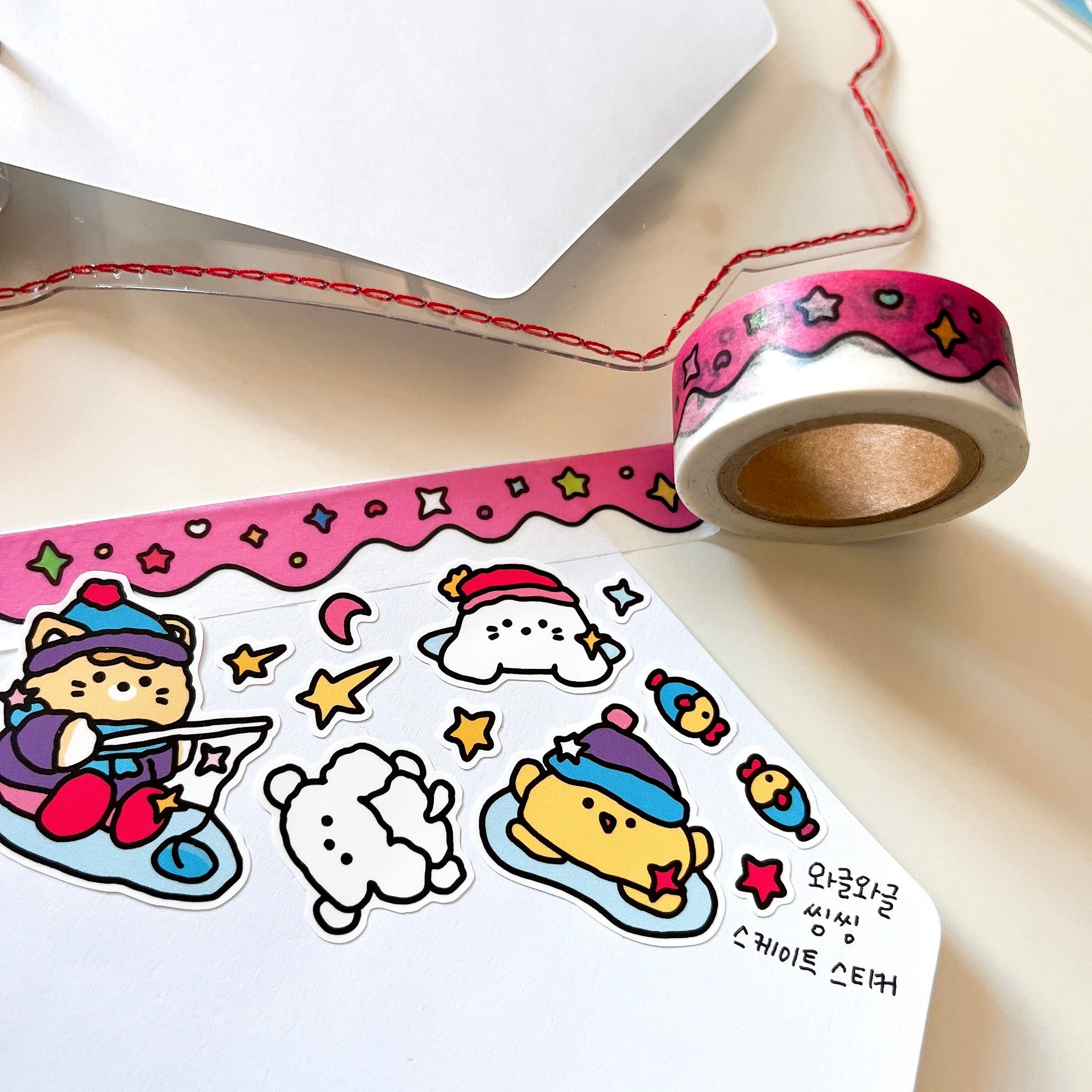 Ice Skating Sticker Sheet