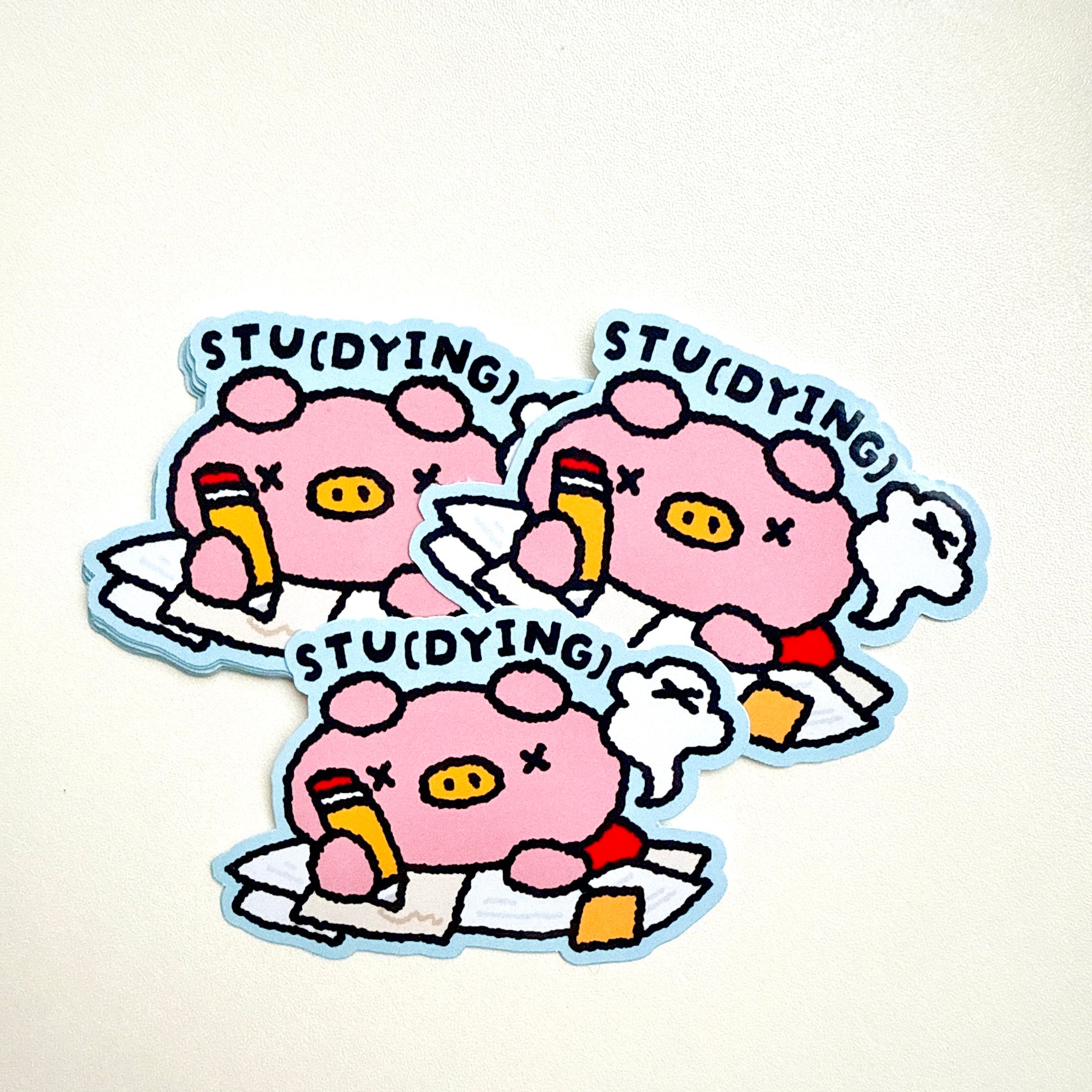 Stu(dying) Vinyl Sticker
