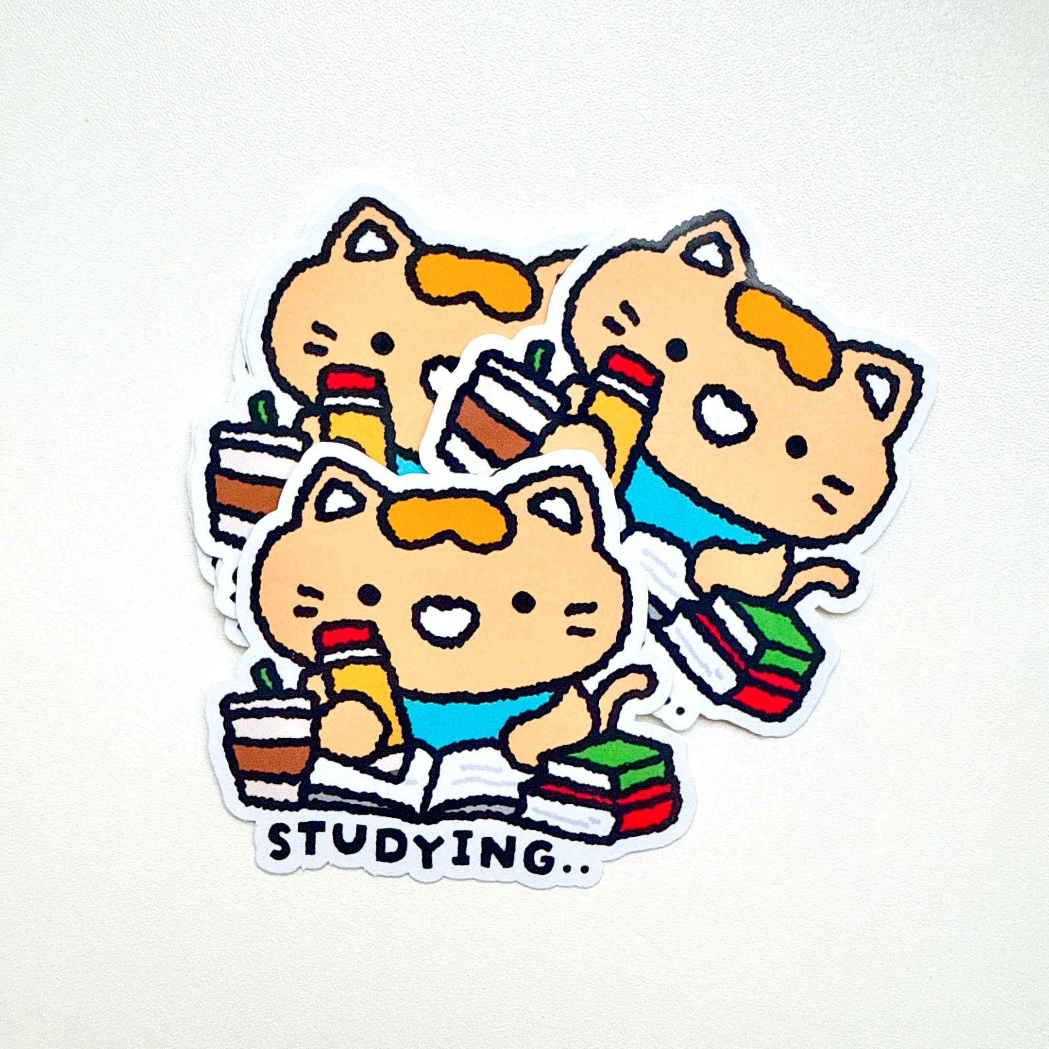 Studying... Vinyl Sticker