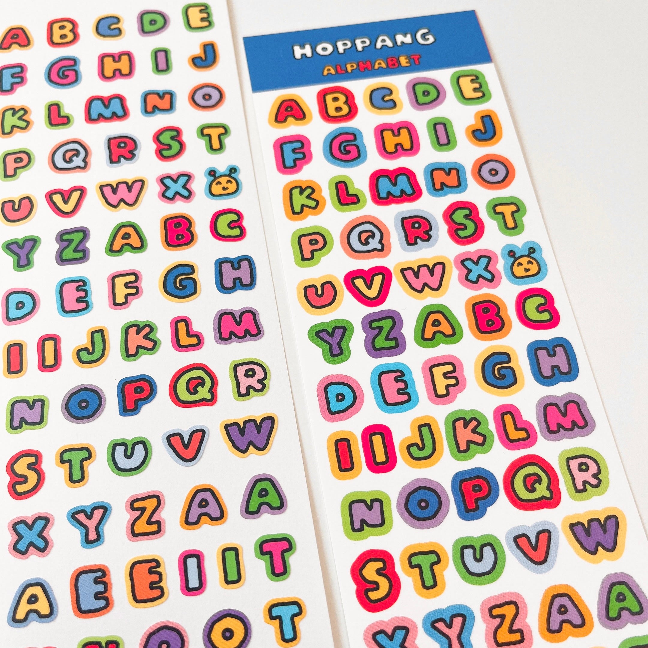 Alphabet Sticker Sheet