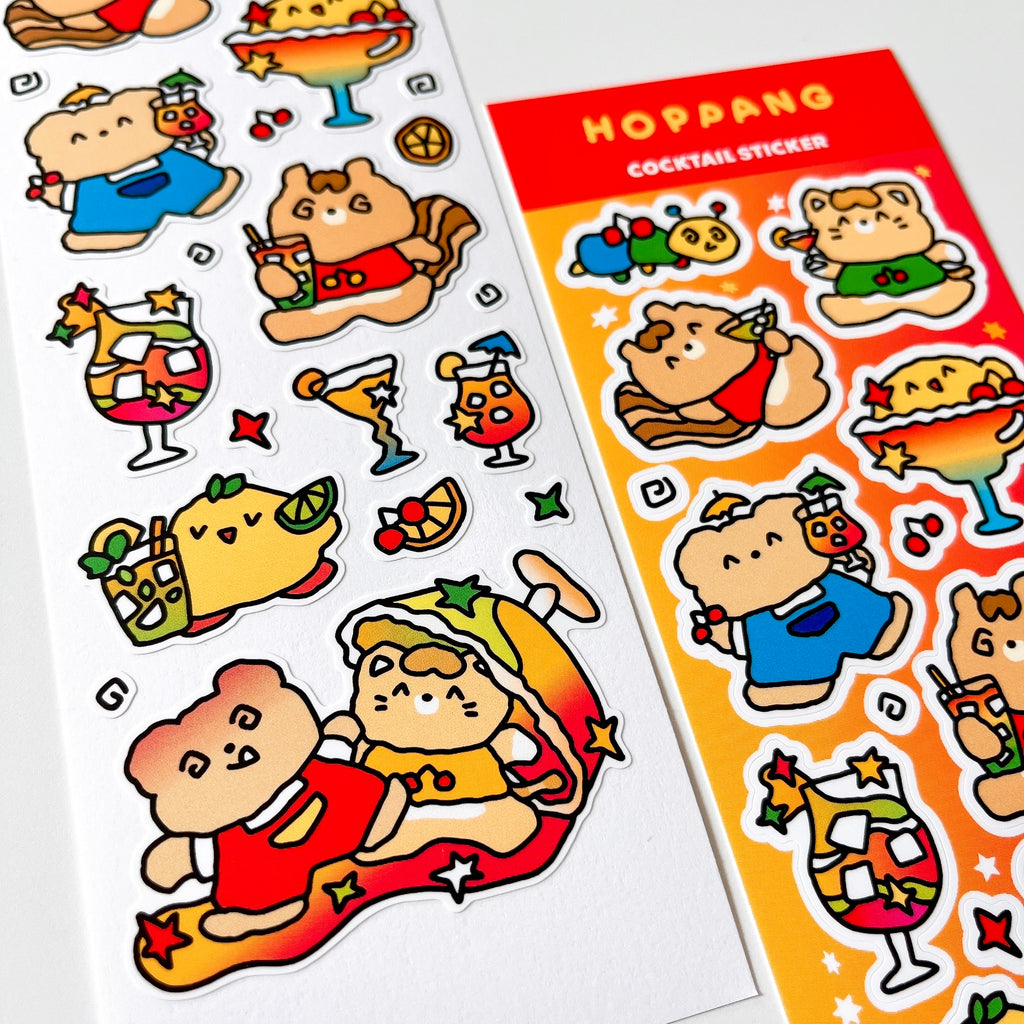 Cocktail Sticker Sheet