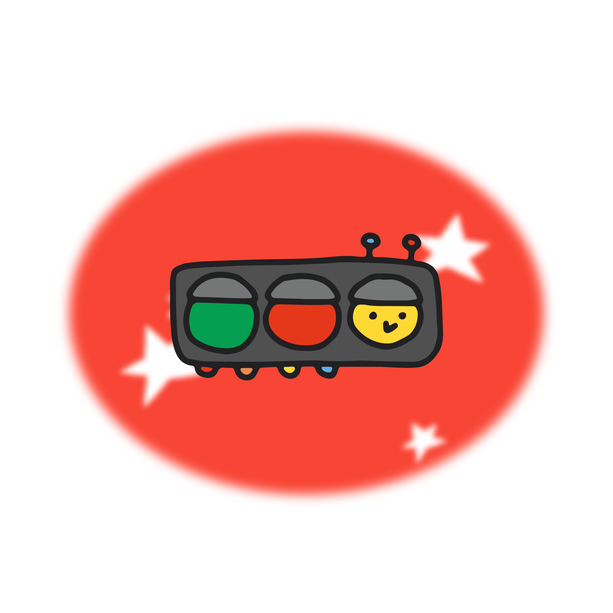 Traffic Light_ver.1 Vinyl Sticker