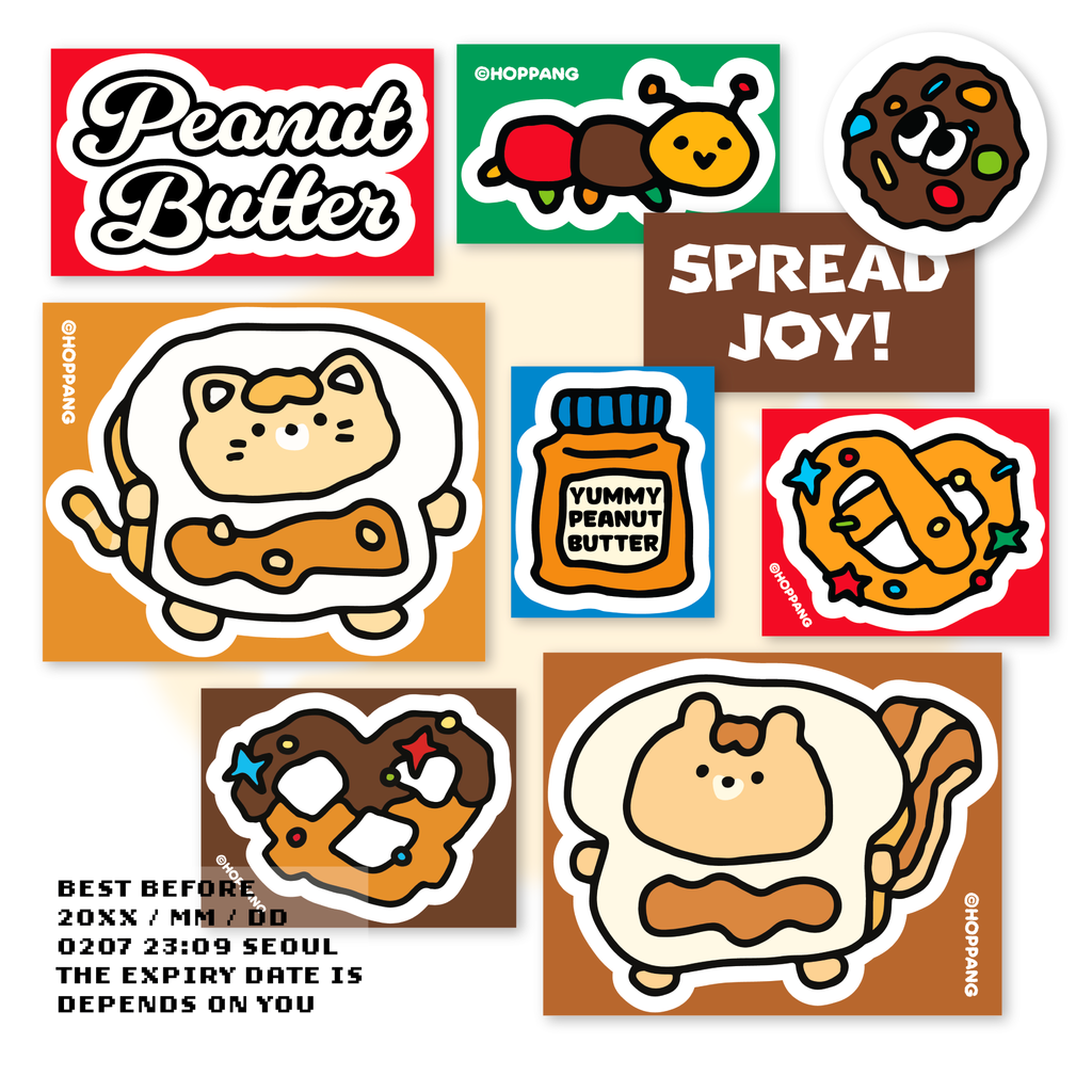 Peanut Butter Sticker Pack