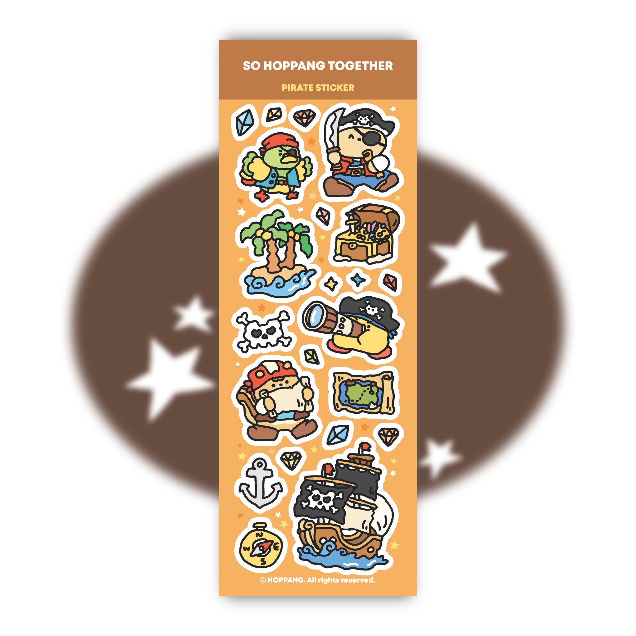 Pirate Sticker Sheet