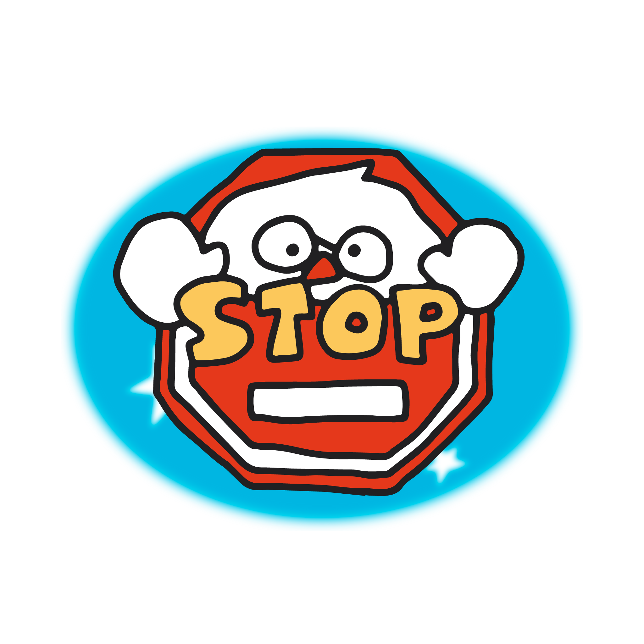 Stop Vinyl Sticker