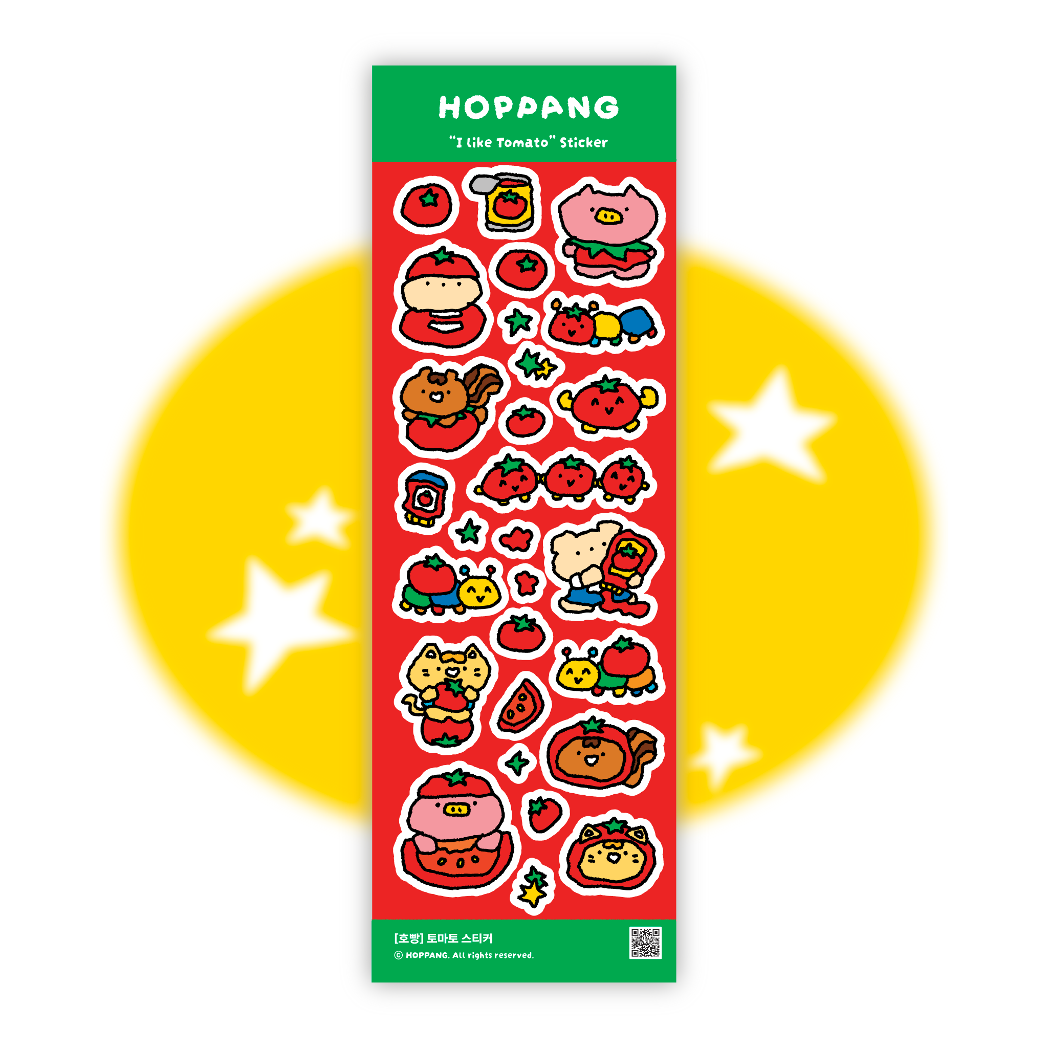 Tomato Sticker Sheet
