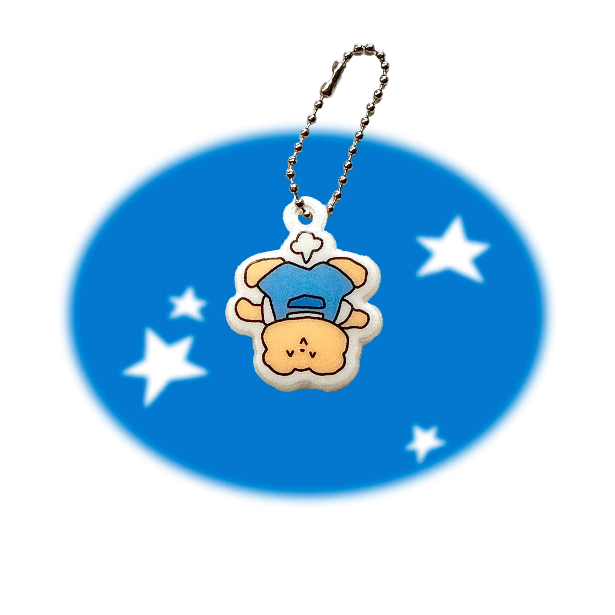 Farting Bready Soft PVC Keychain