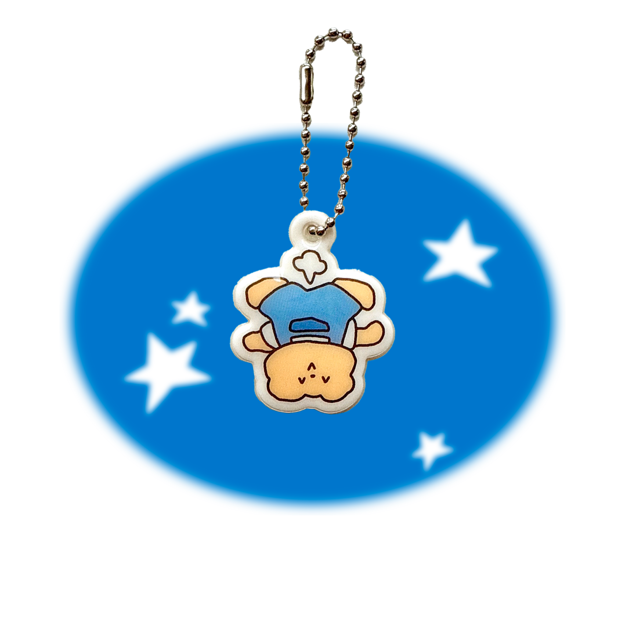 Farting Bready Soft PVC Keychain