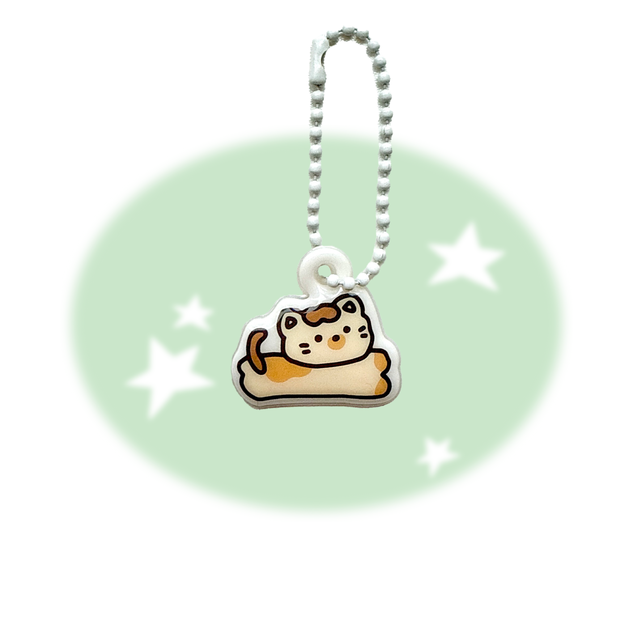 Running Kitty Soft PVC Keychain