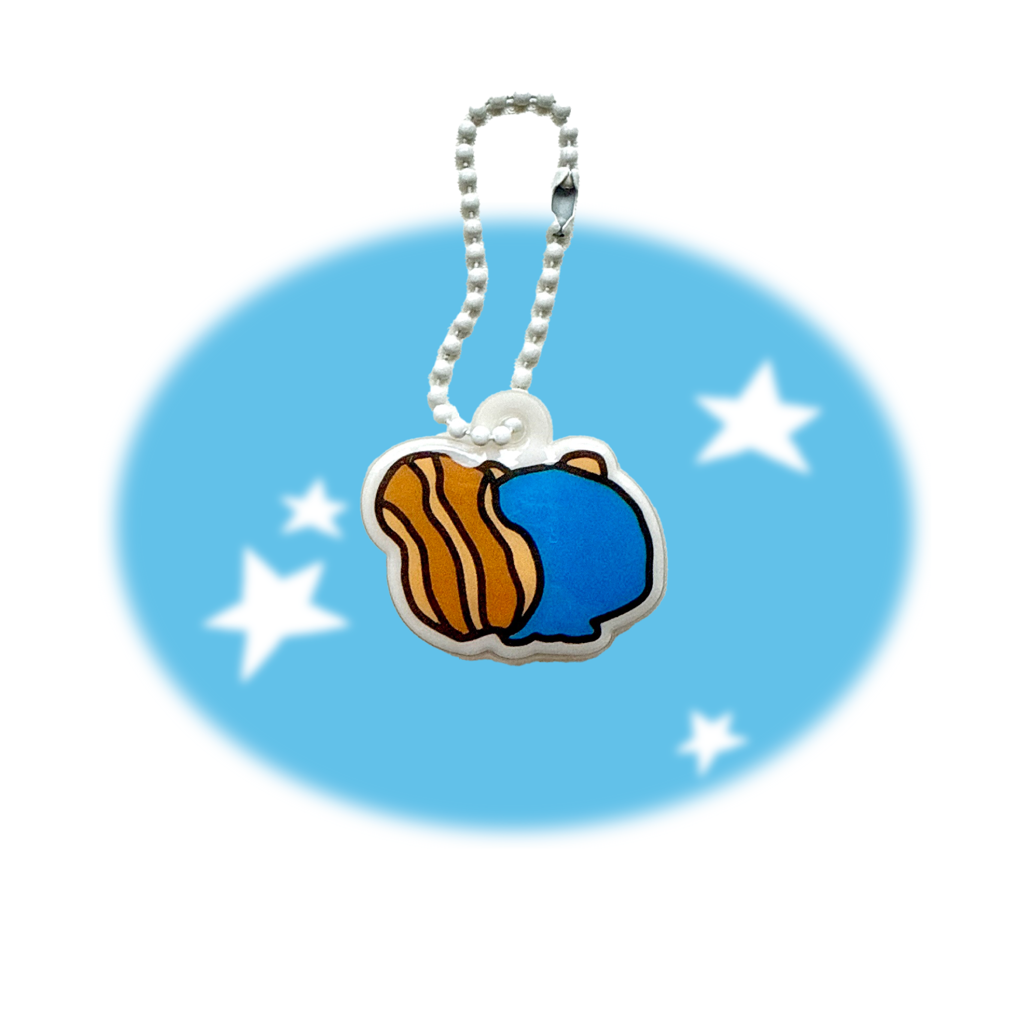 Peanut Soft PVC Keychain